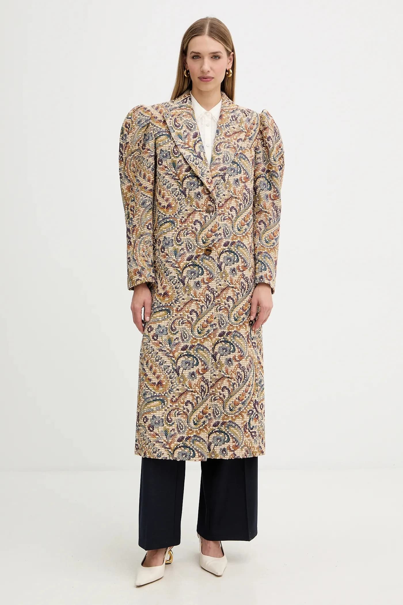 Пальто из смесовой шерсти