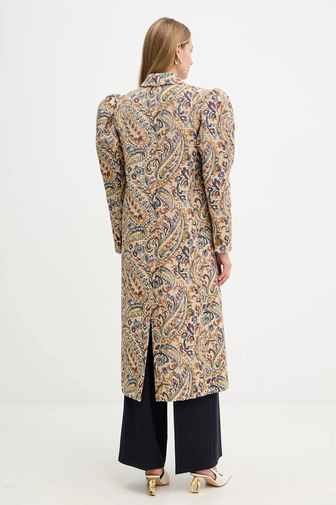 Пальто из смесовой шерсти - фото 3