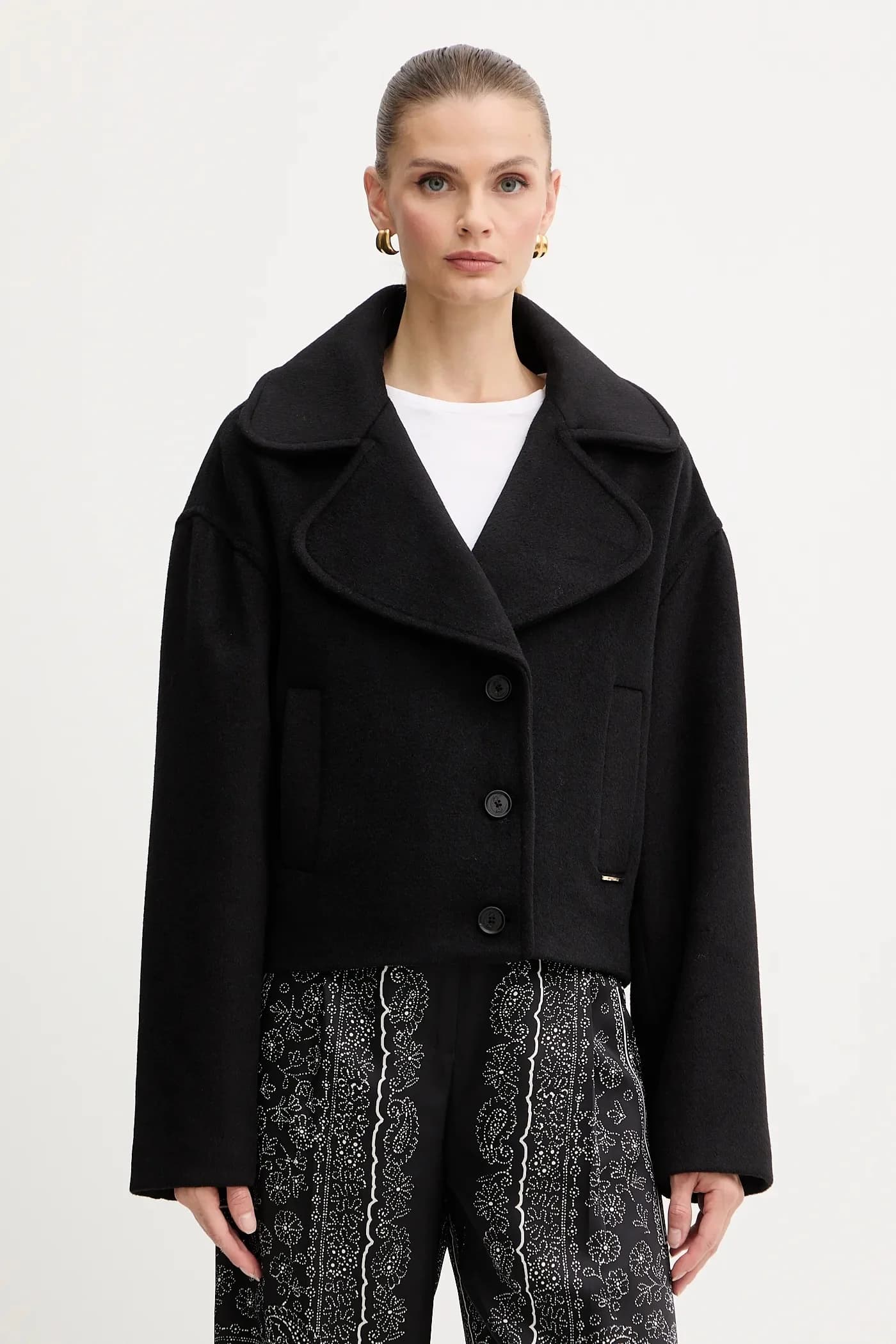 Пальто с добавлением шерсти