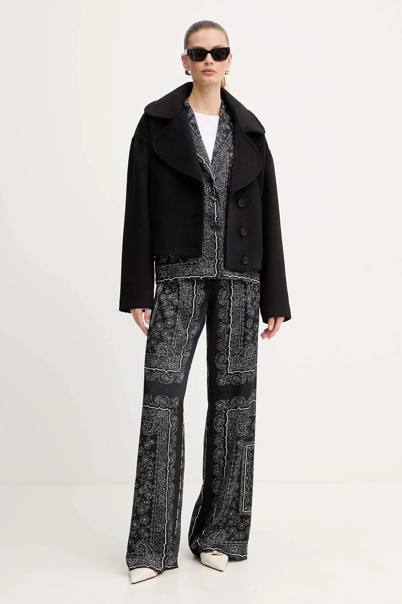 Пальто с добавлением шерсти - фото 2