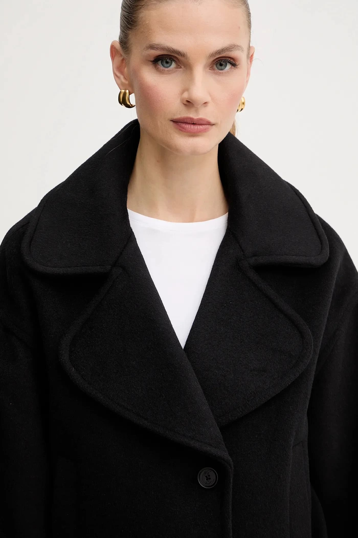 Пальто с добавлением шерсти - фото 4