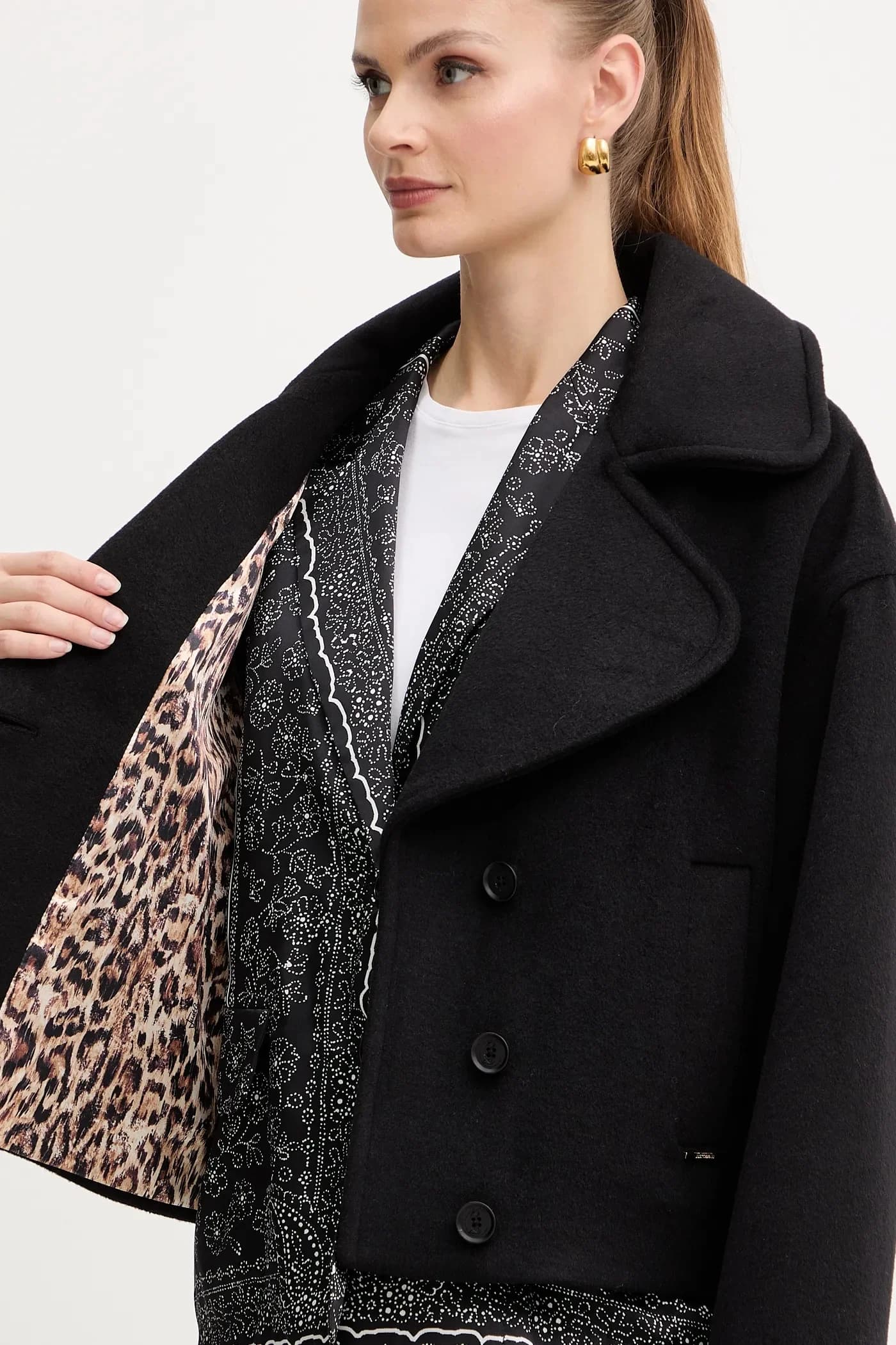 Пальто с добавлением шерсти - фото 6