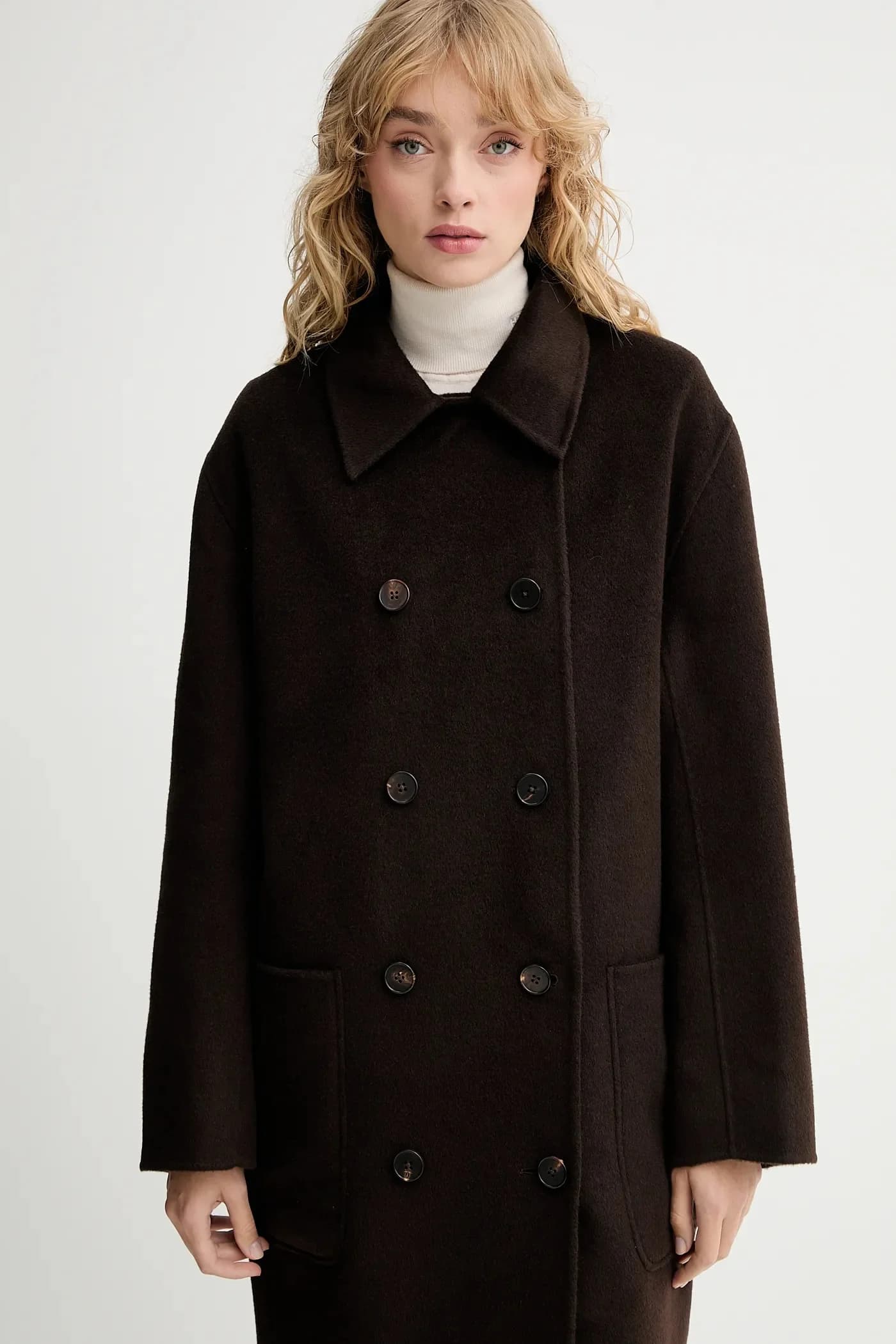 Шерстяное пальто - фото 4