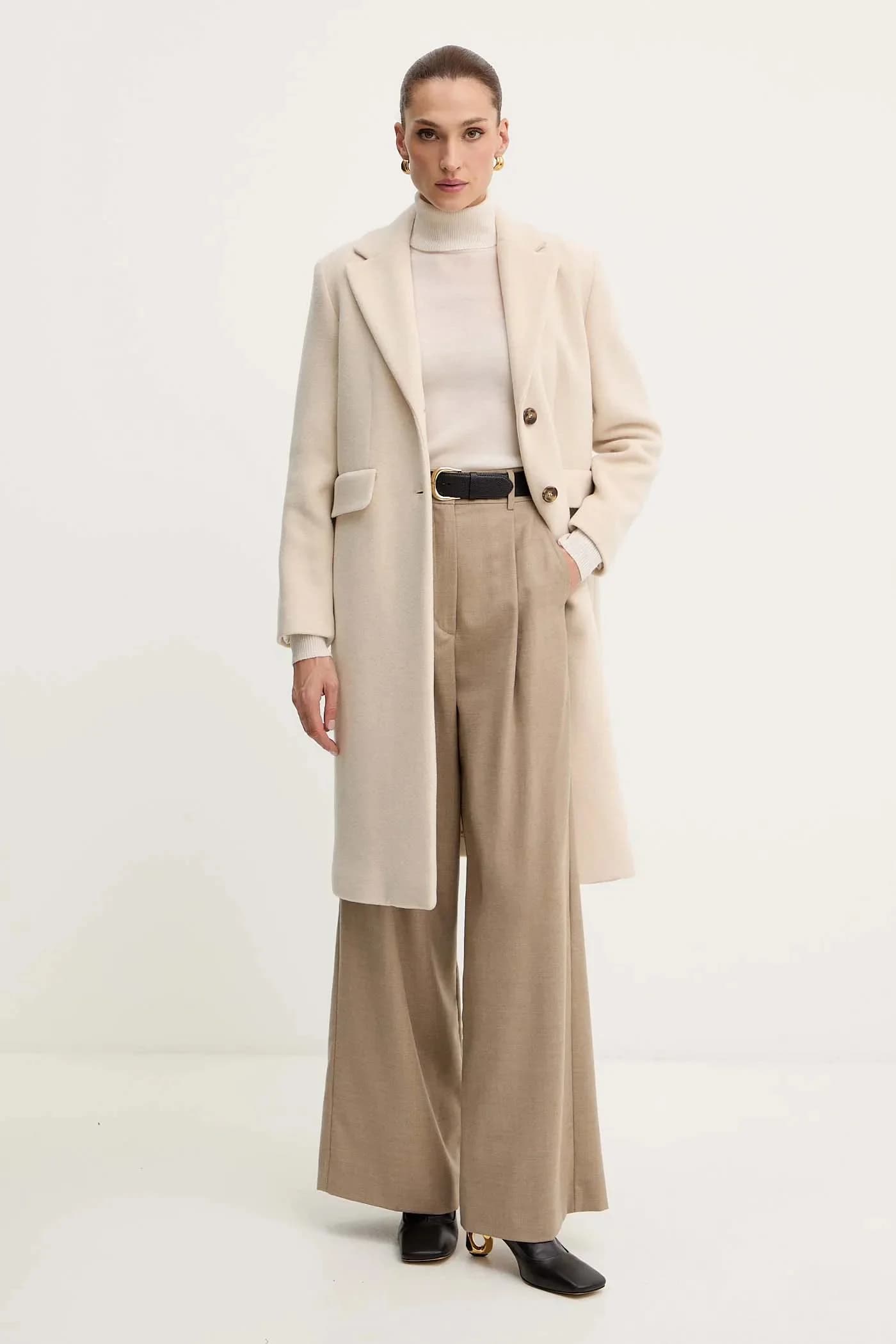 Пальто Emme из смесовой шерсти от Marella - фото 2