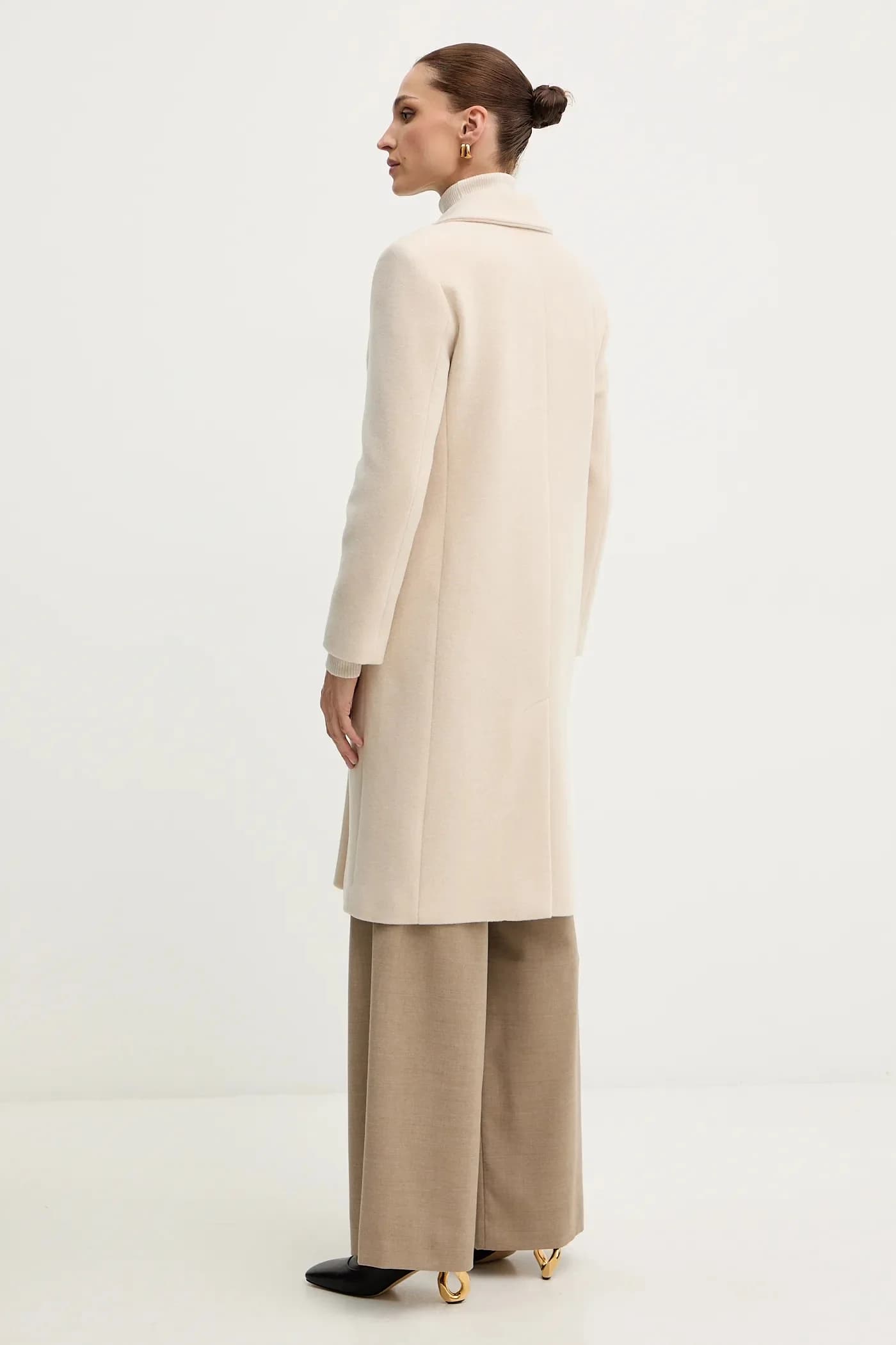 Пальто Emme из смесовой шерсти от Marella - фото 3