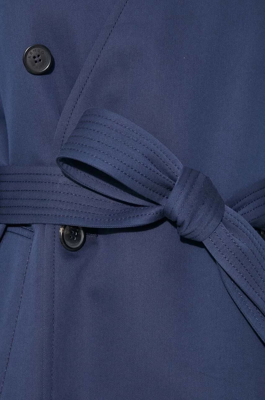 Однотонный удлиненный плащ-кимоно - фото 5