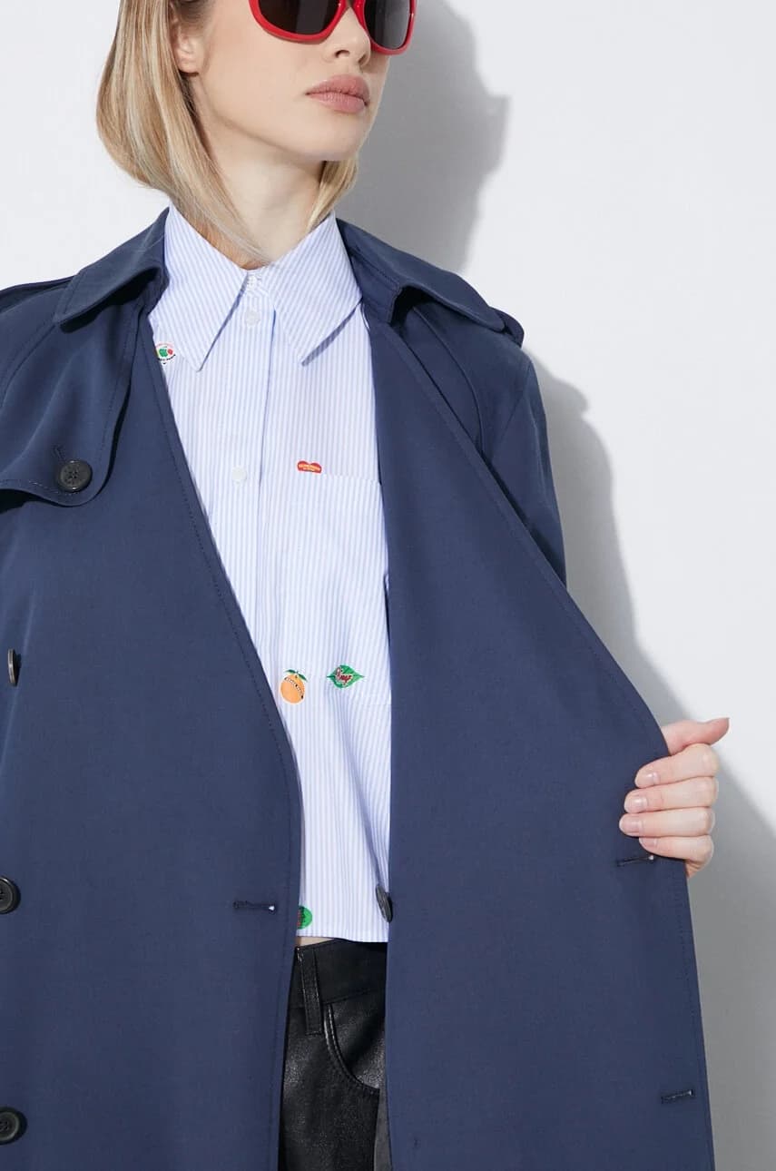 Однотонный удлиненный плащ-кимоно - фото 8