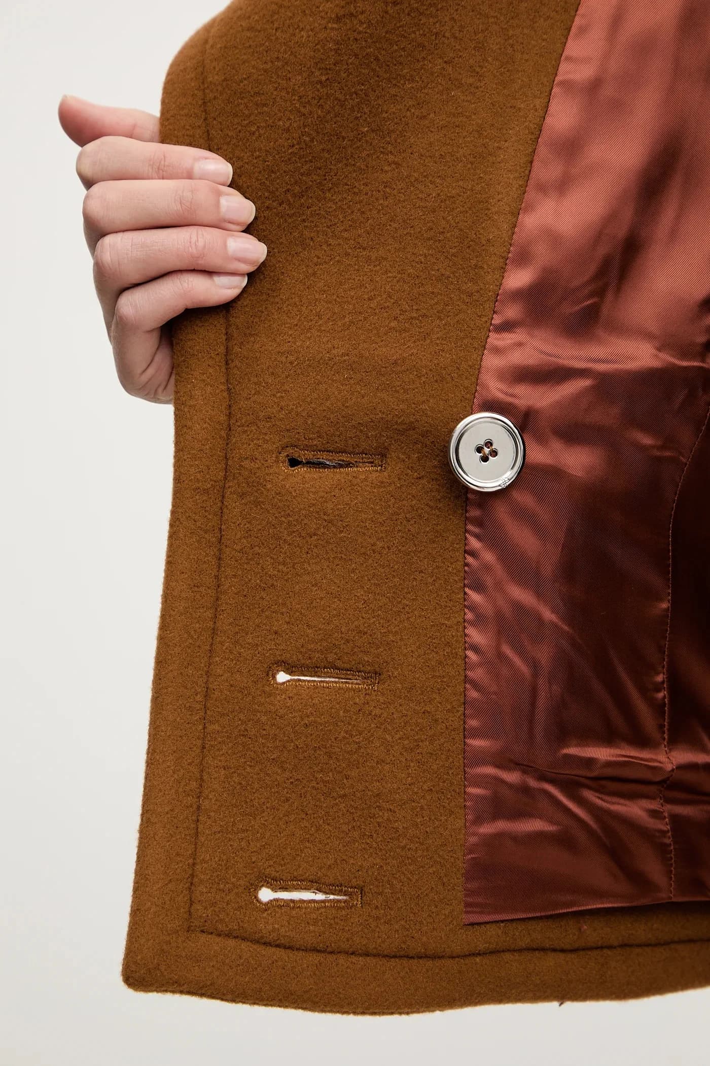 Пальто с добавлением шерсти - фото 6