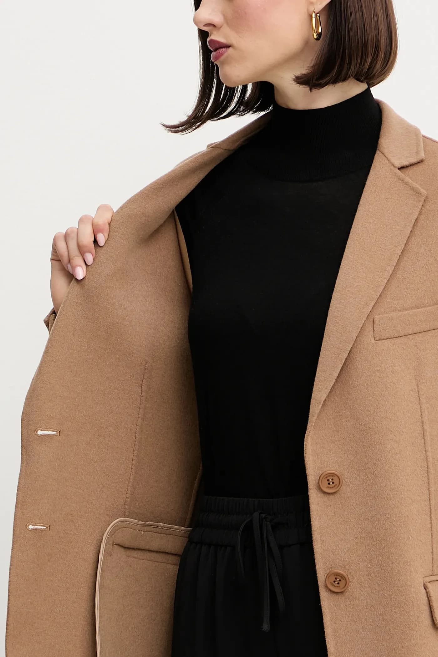 Шерстяное пальто - фото 7