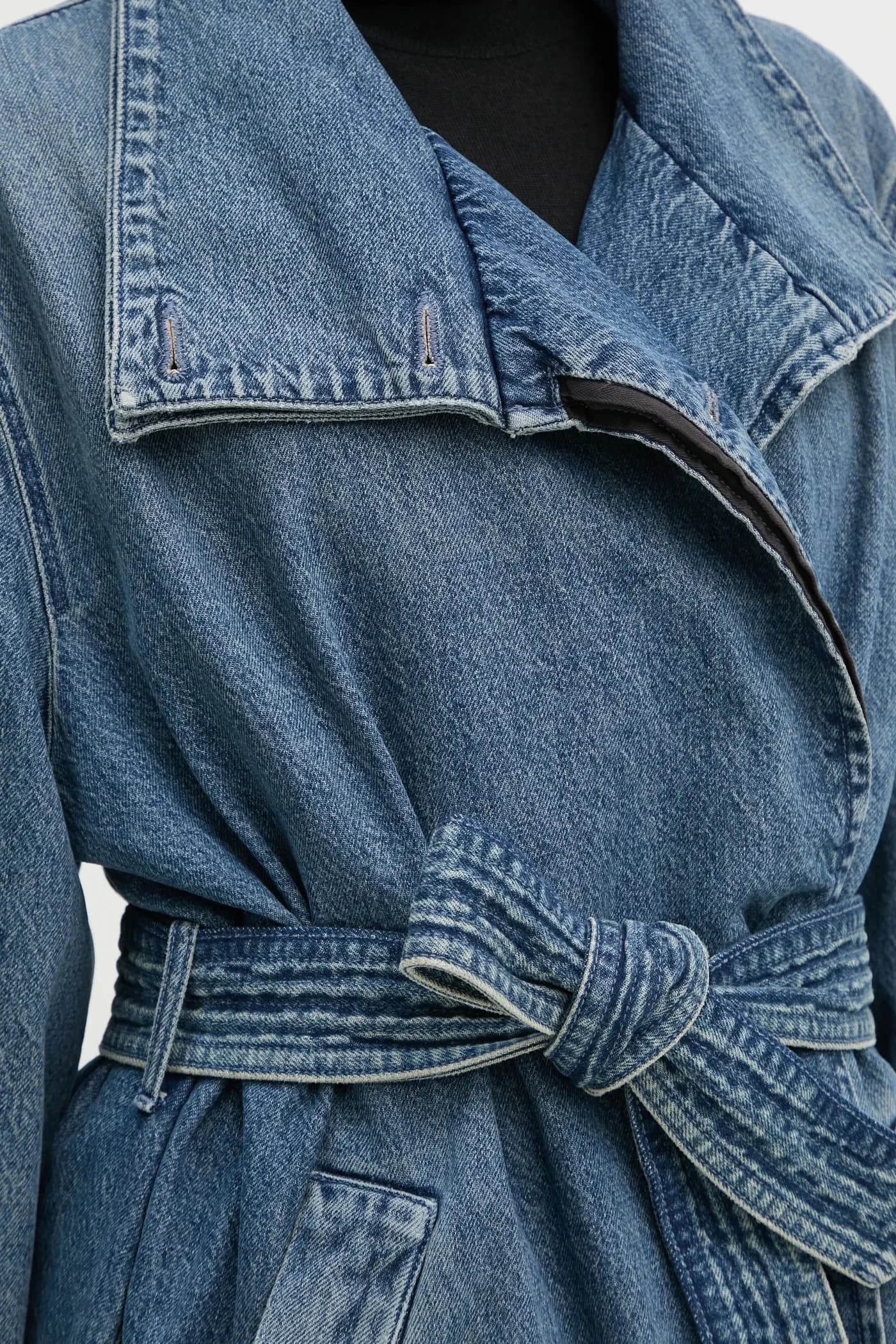 Джинсовое пальто - фото 5