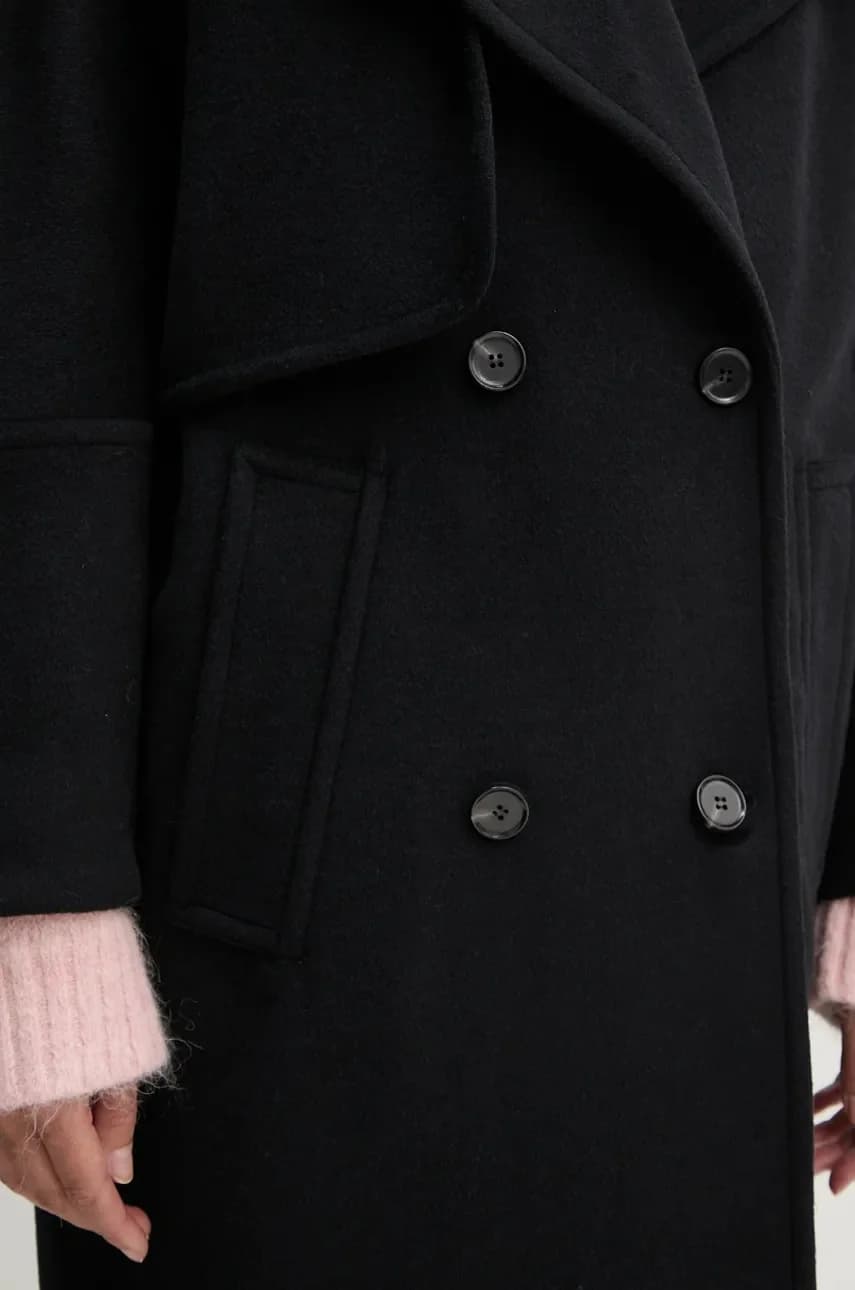 TELLY шерстяное пальто - фото 5