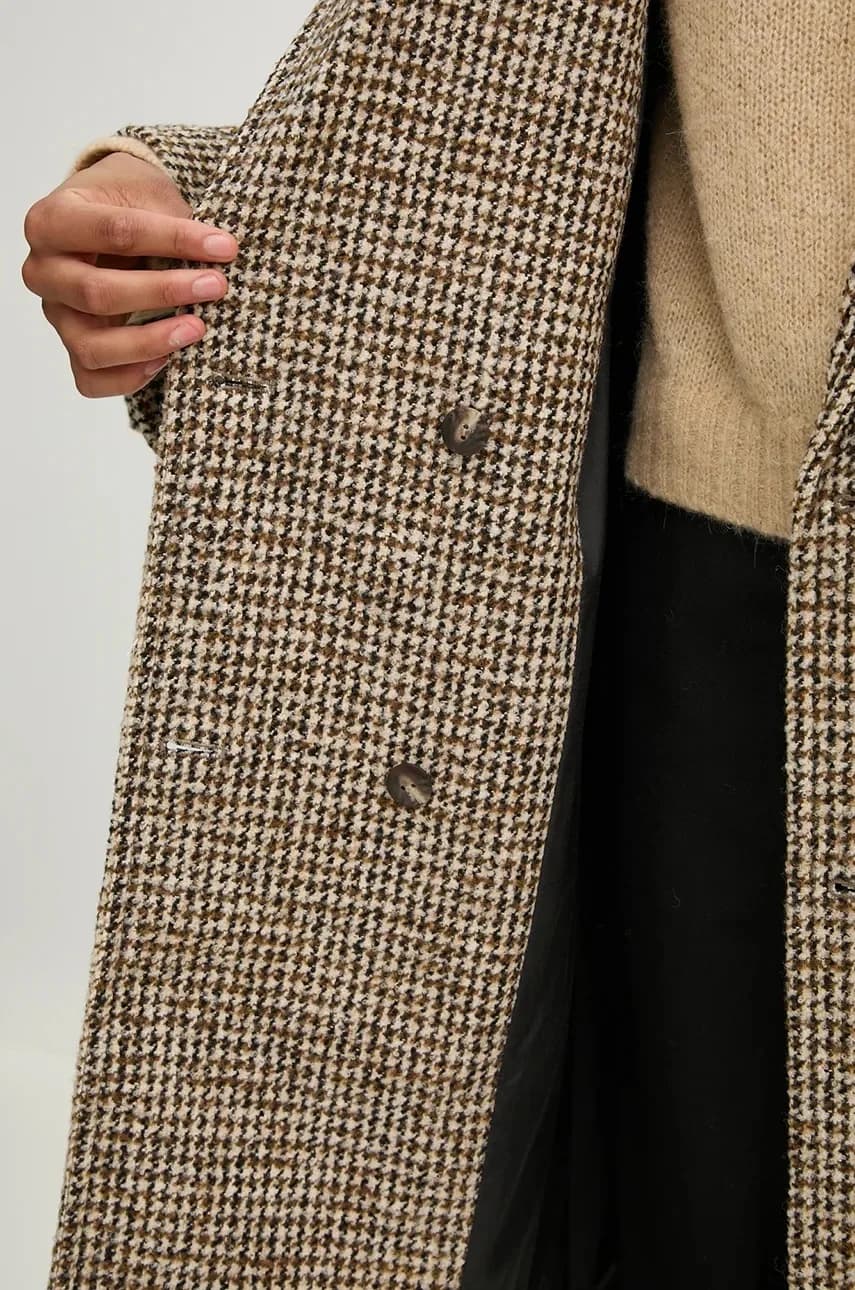 Пальто из смесовой шерсти Tanner - фото 6