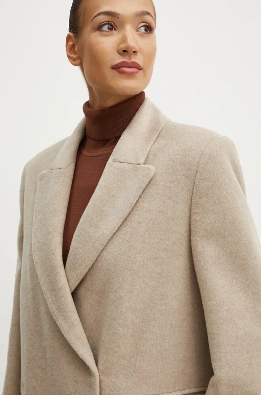 Шерстяное пальто - фото 4