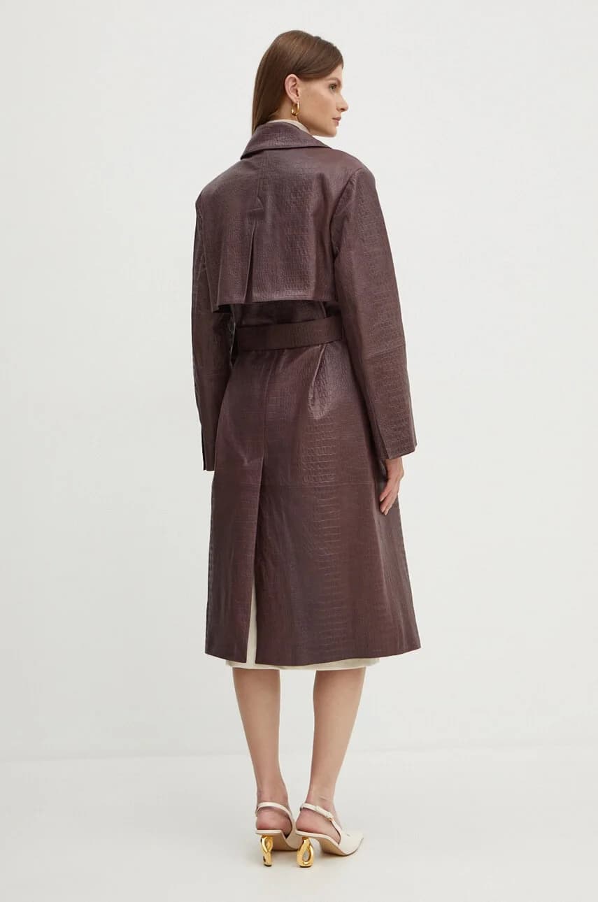 Кожаное пальто - фото 2