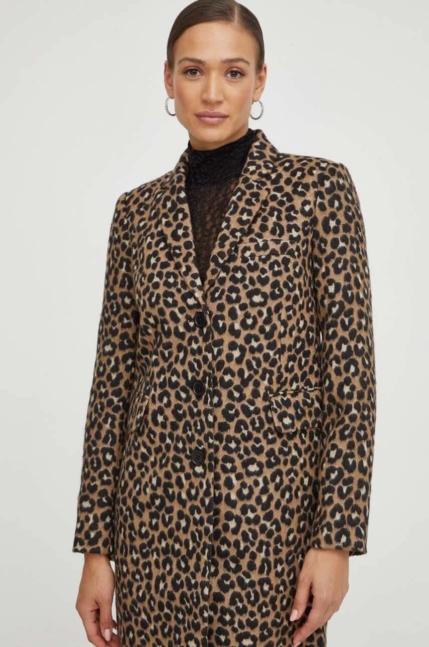 Пальто из смесовой шерсти - фото 4