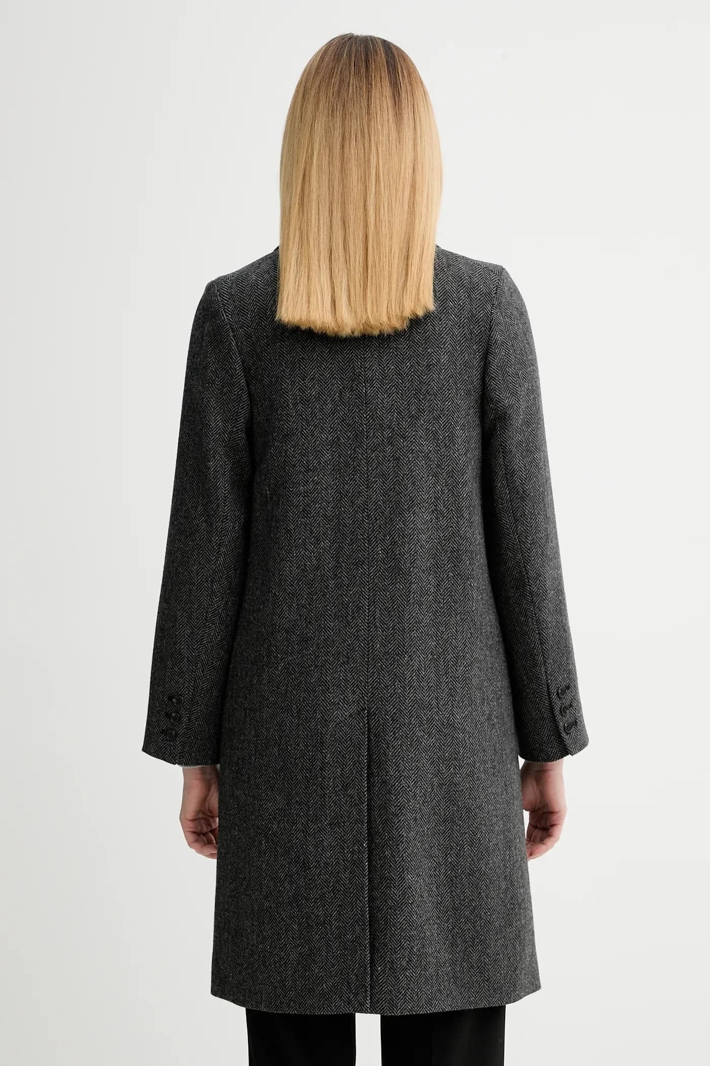 Пальто Manteau Ginny из смесовой шерсти - фото 3