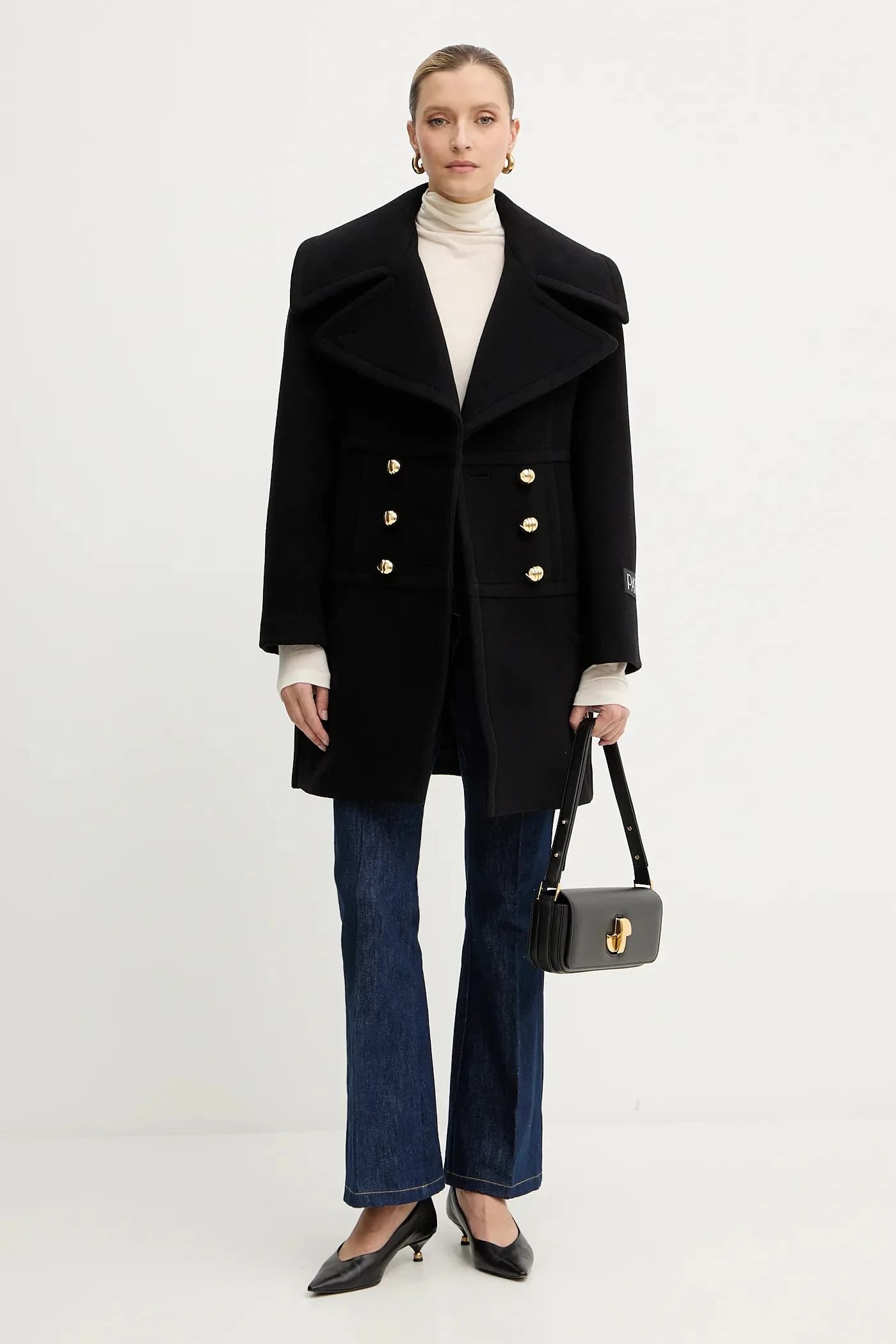 Пальто с добавлением шерсти - фото 2