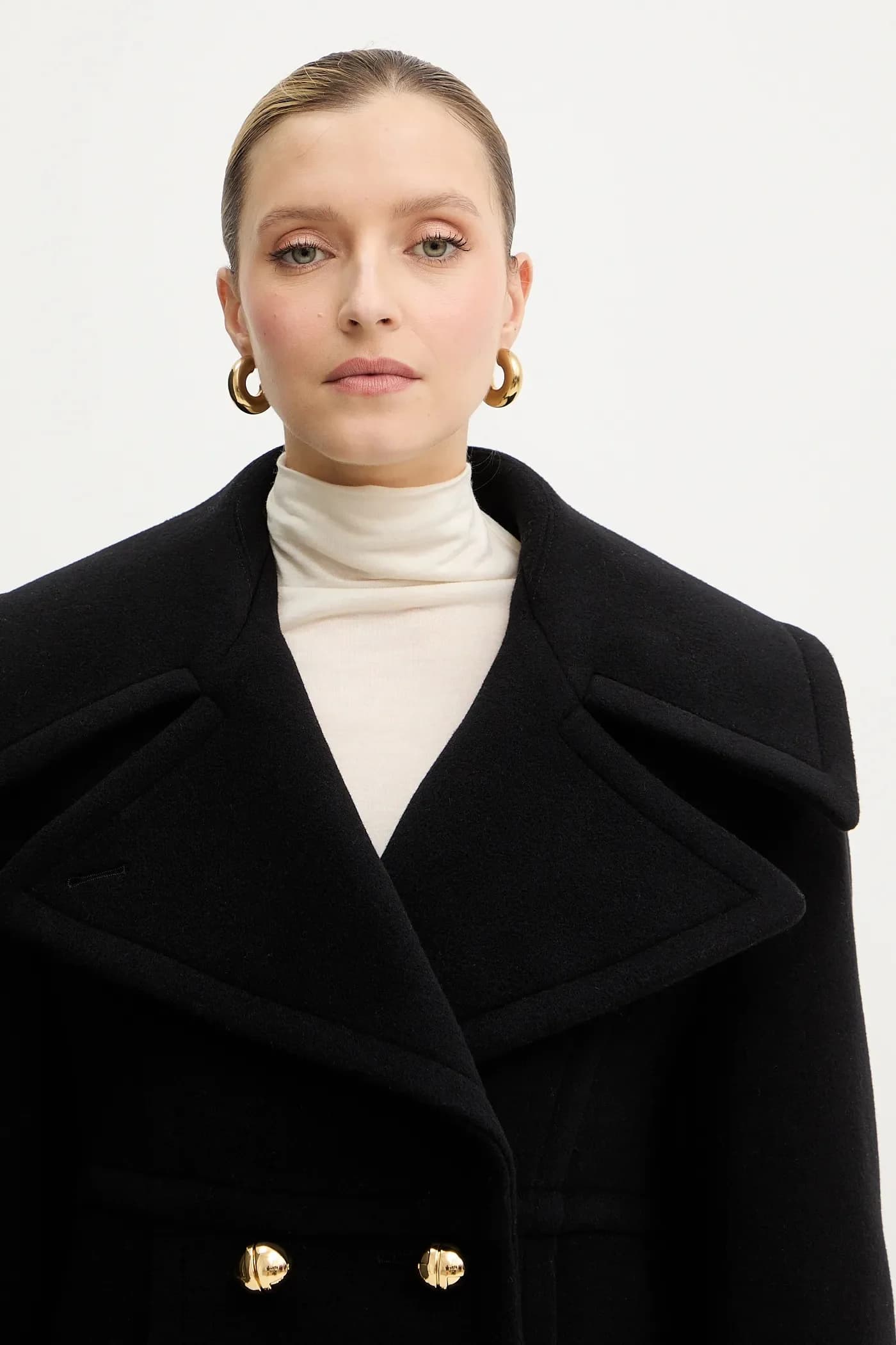 Пальто с добавлением шерсти - фото 4