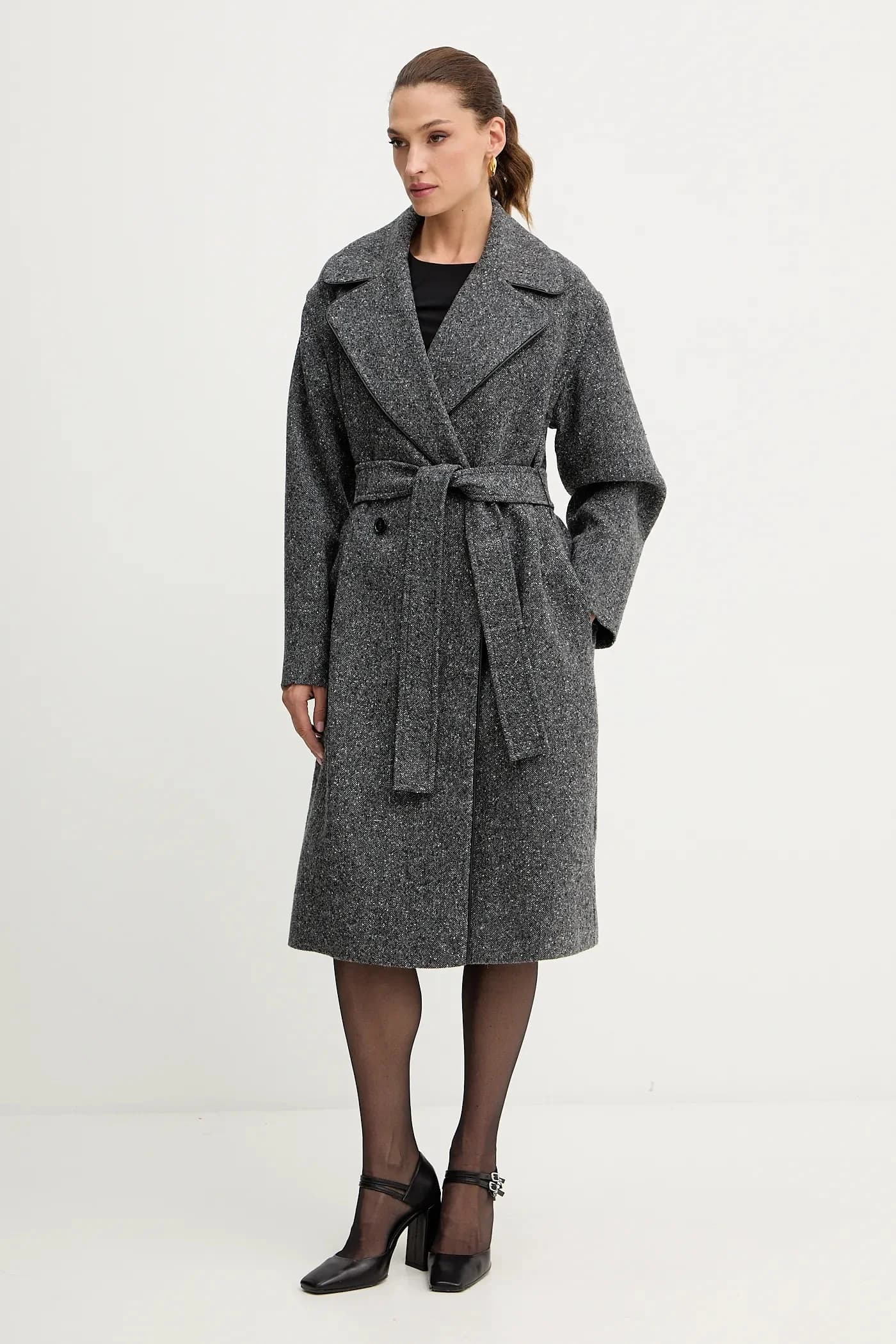 Пальто с добавлением шерсти