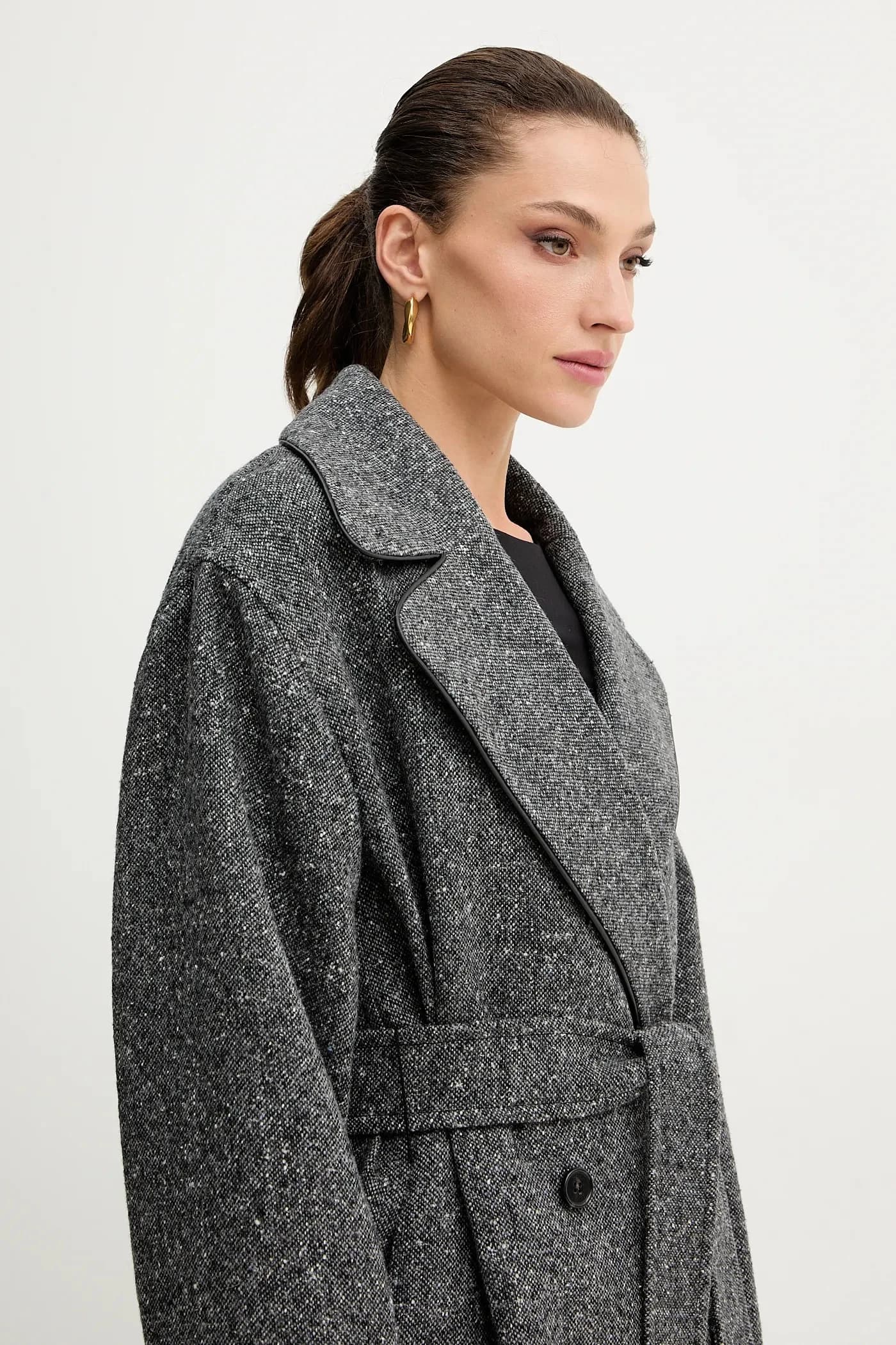 Пальто с добавлением шерсти - фото 5