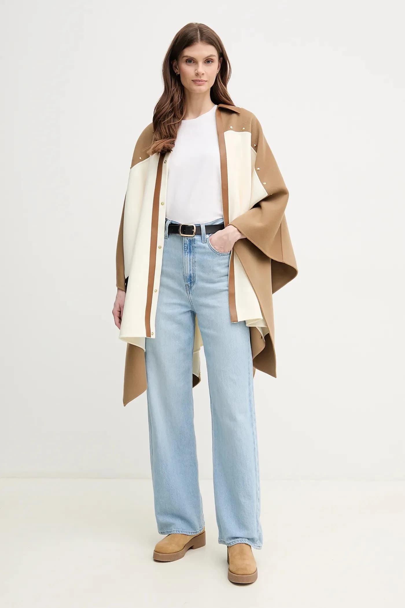 Шерстяное пончо - фото 2