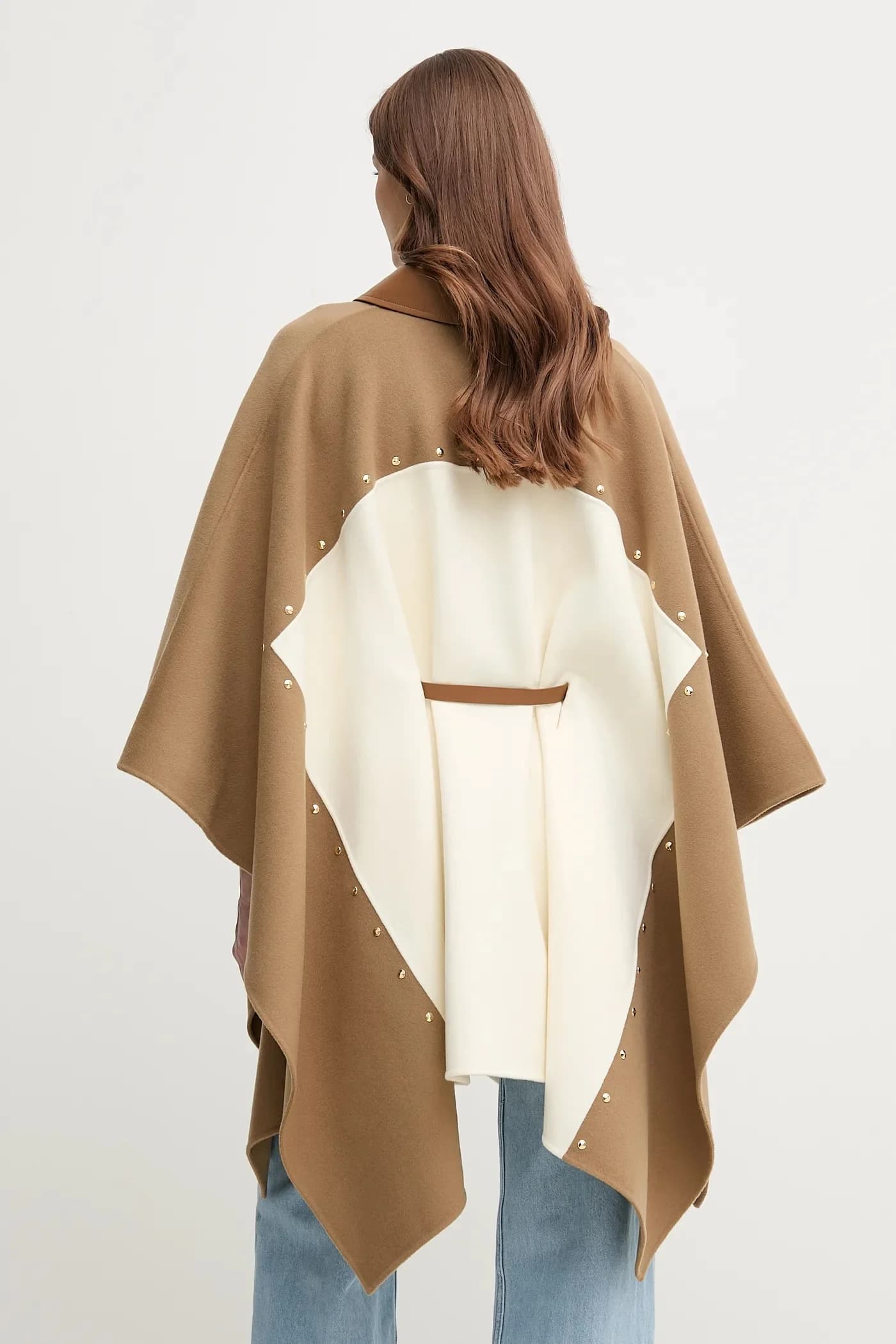 Шерстяное пончо - фото 3