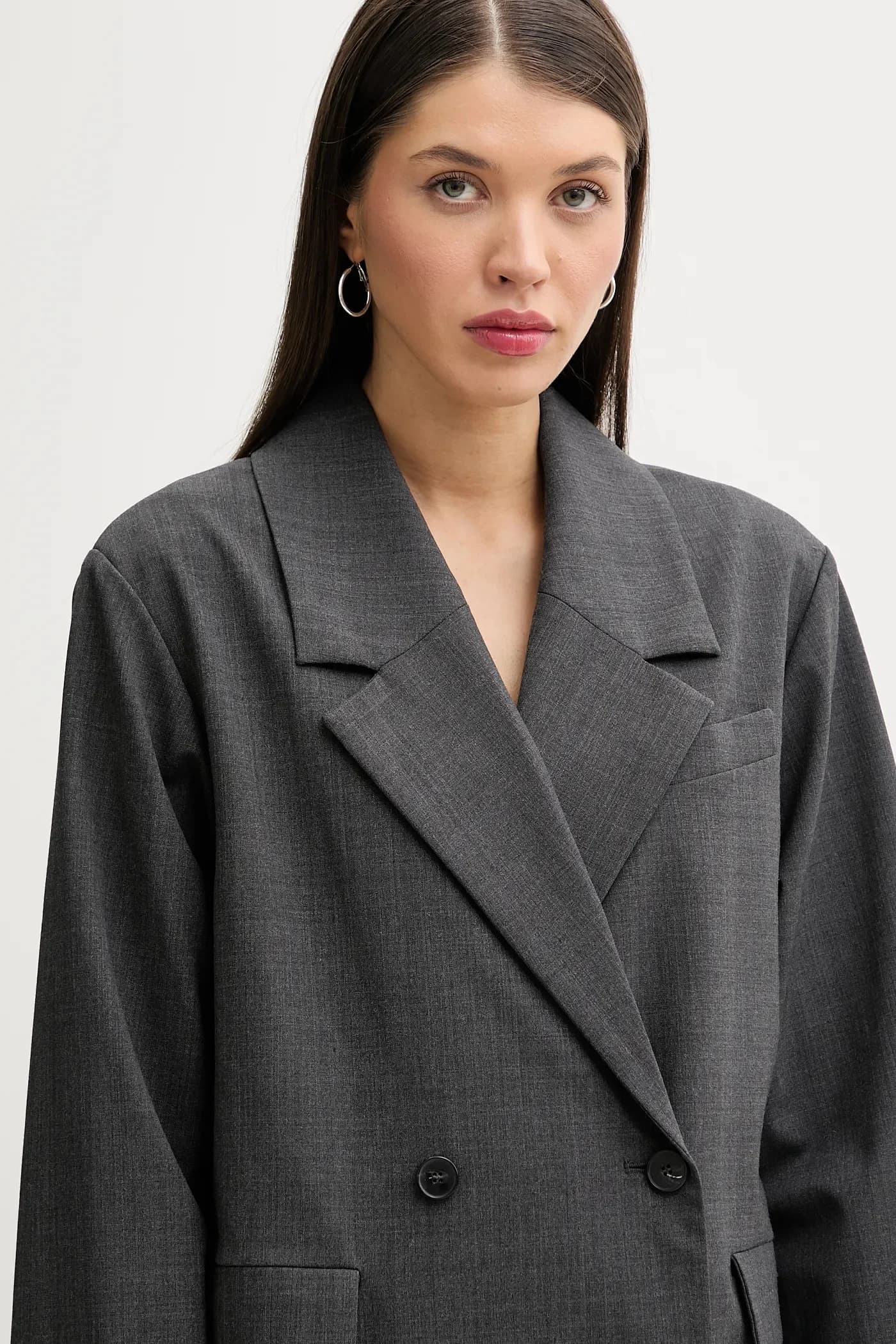 Пальто из смесовой шерсти - фото 5