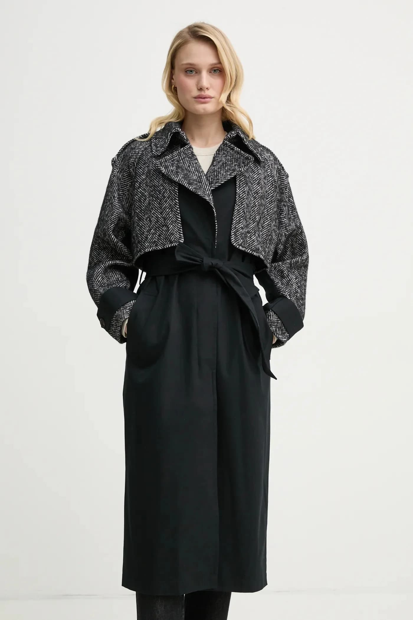 Пальто DINARA из смесовой шерсти