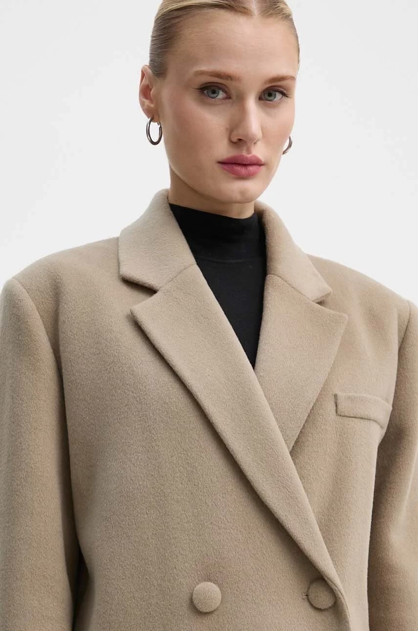 Шерстяное пальто - фото 4