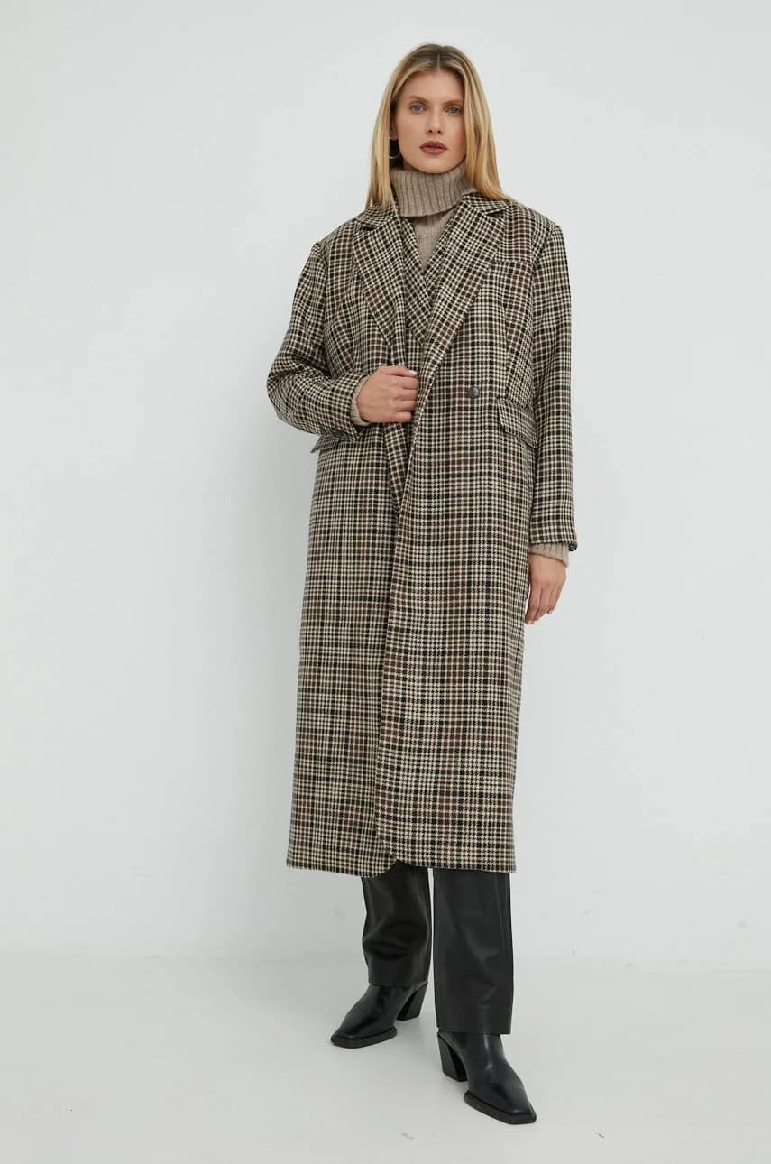 Шерстяное пальто Wanda - фото 2