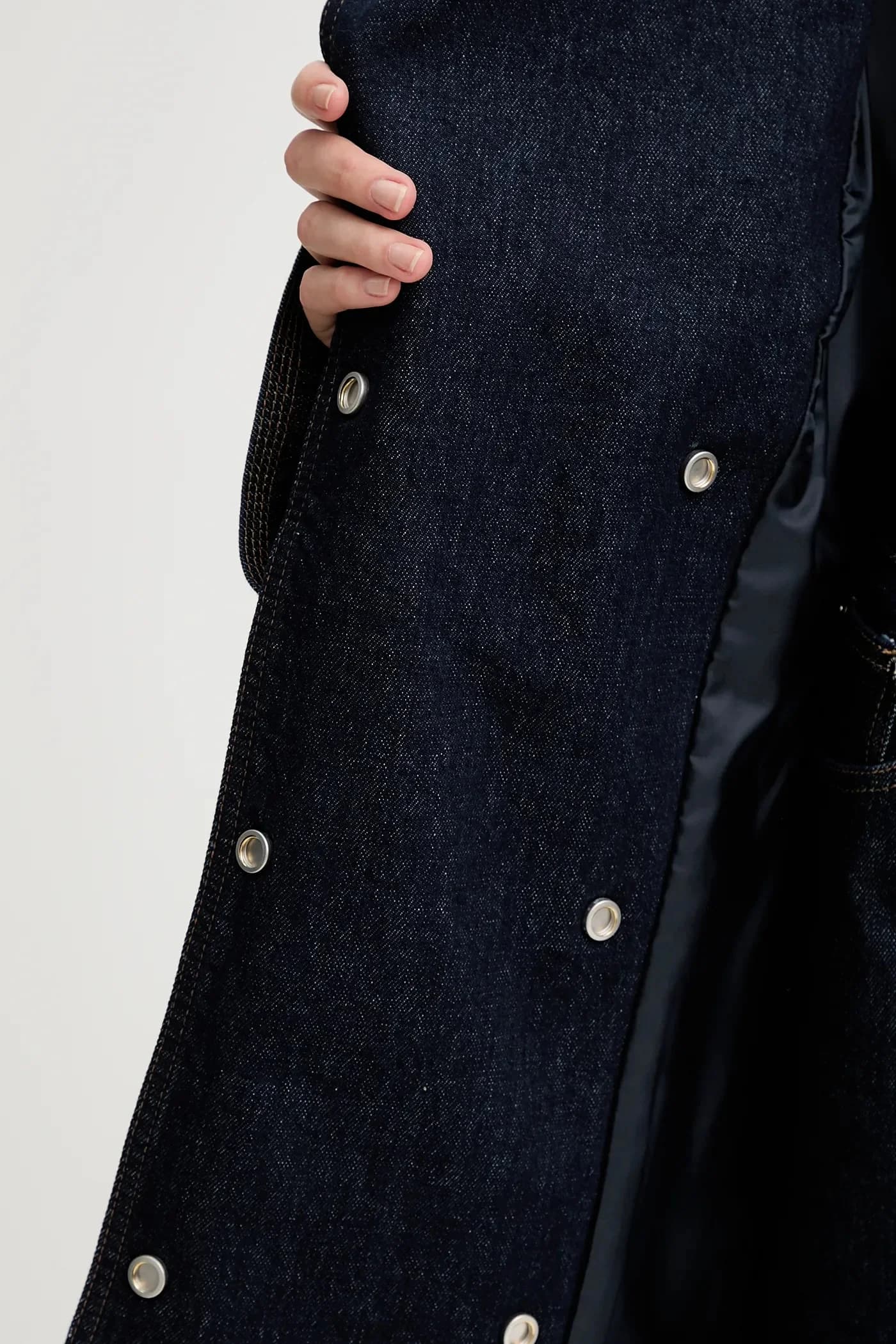 Джинсовое пальто - фото 6