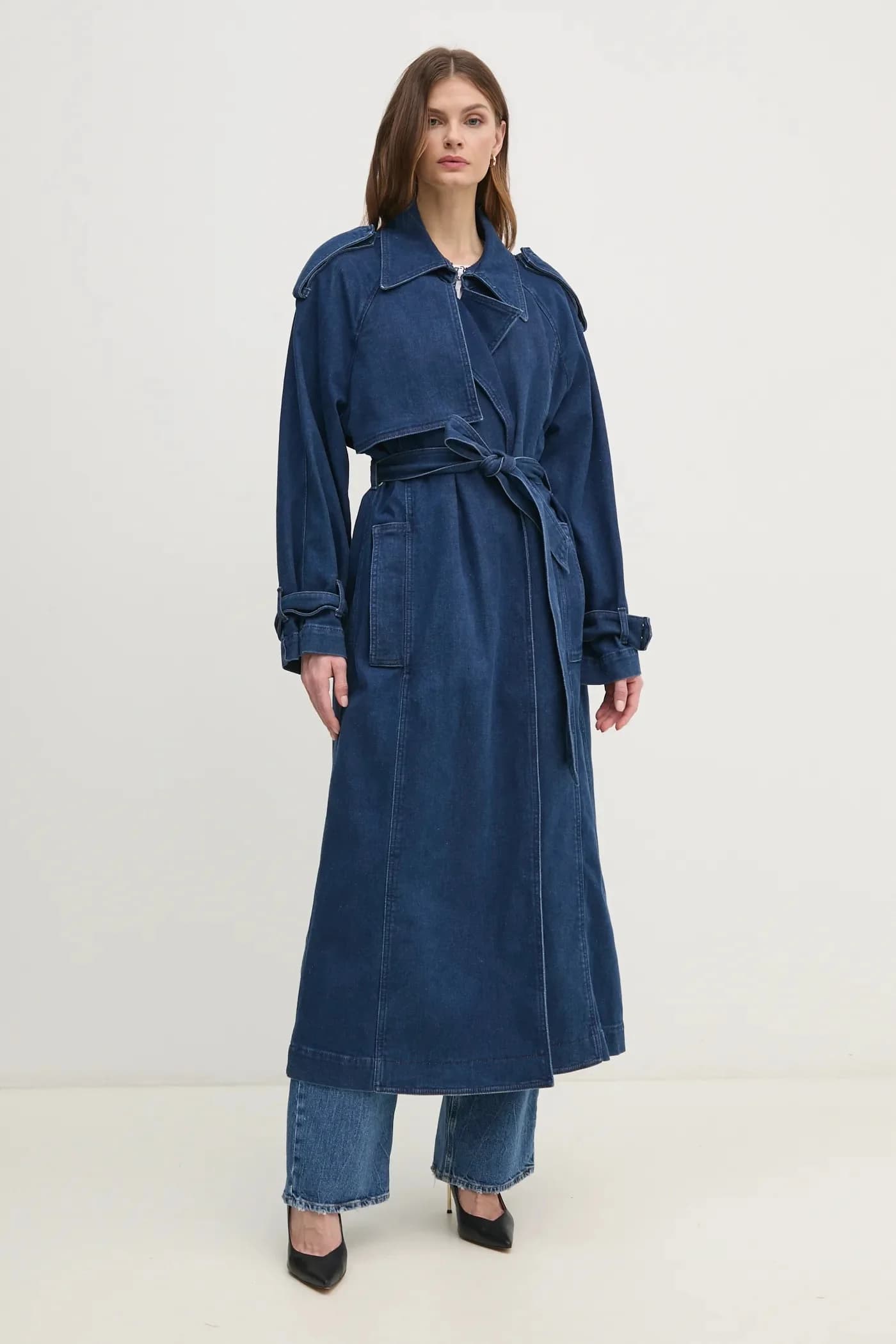 Джинсовое пальто