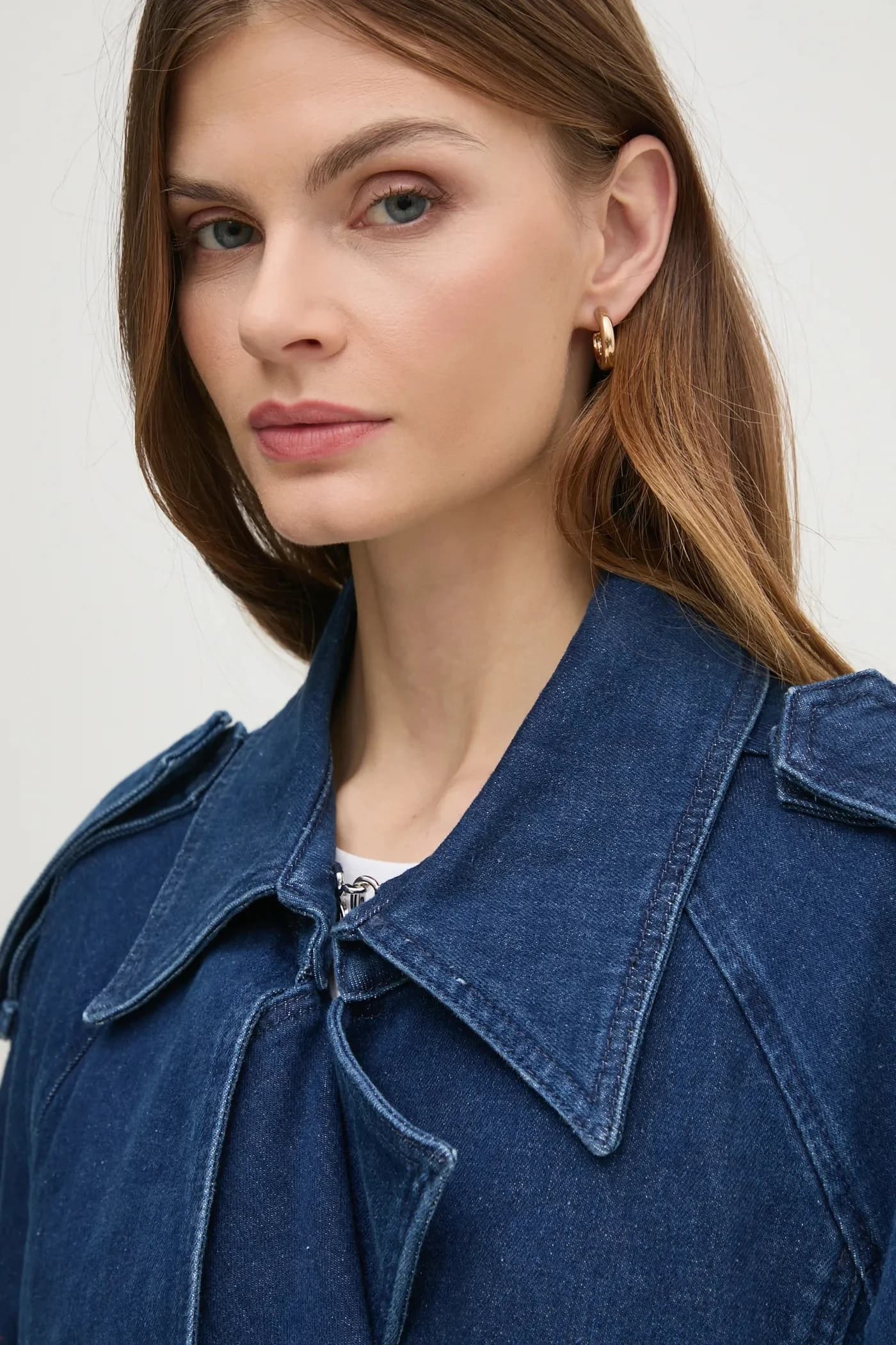 Джинсовое пальто - фото 6