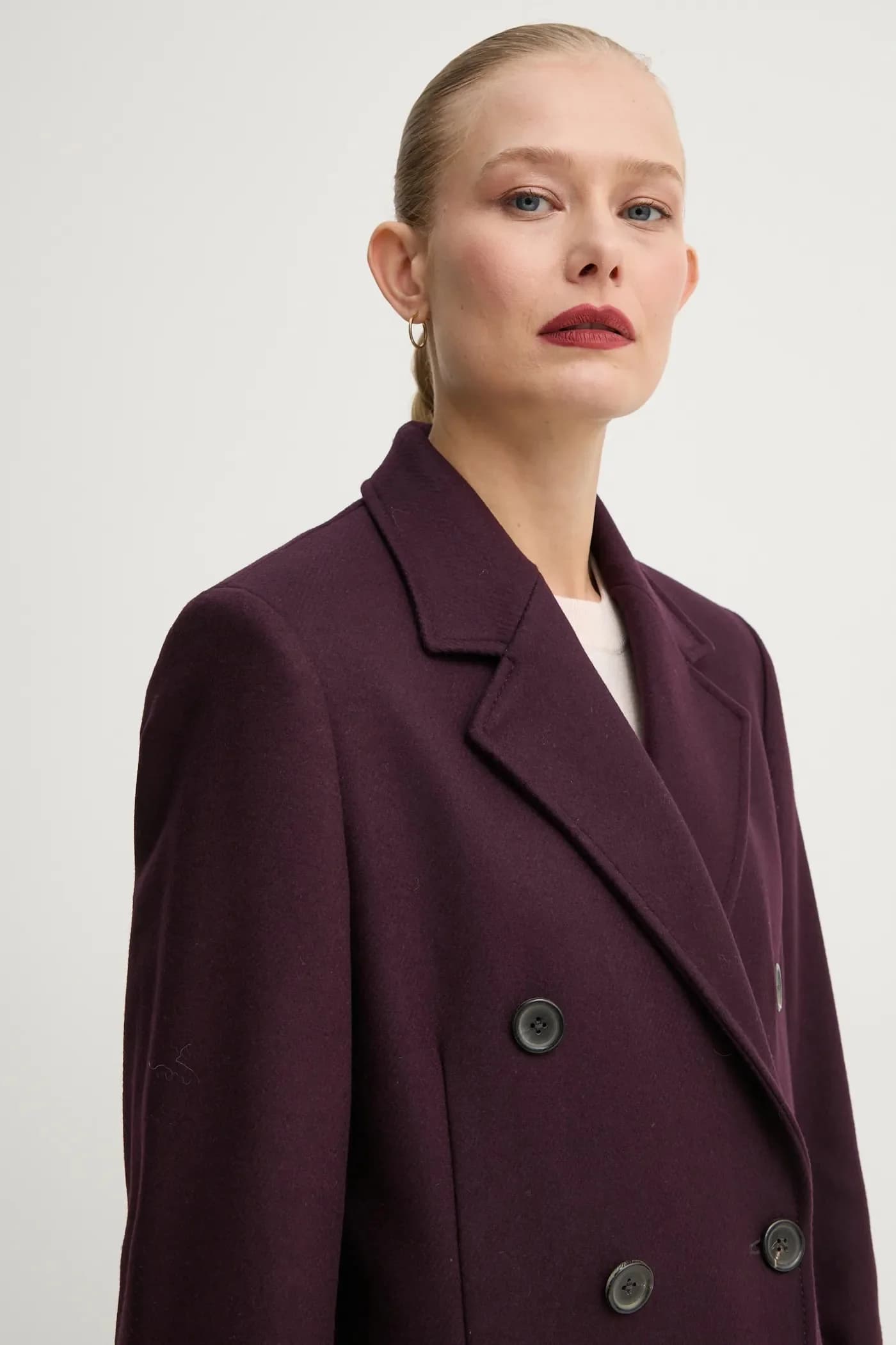 Шерстяное пальто - фото 4