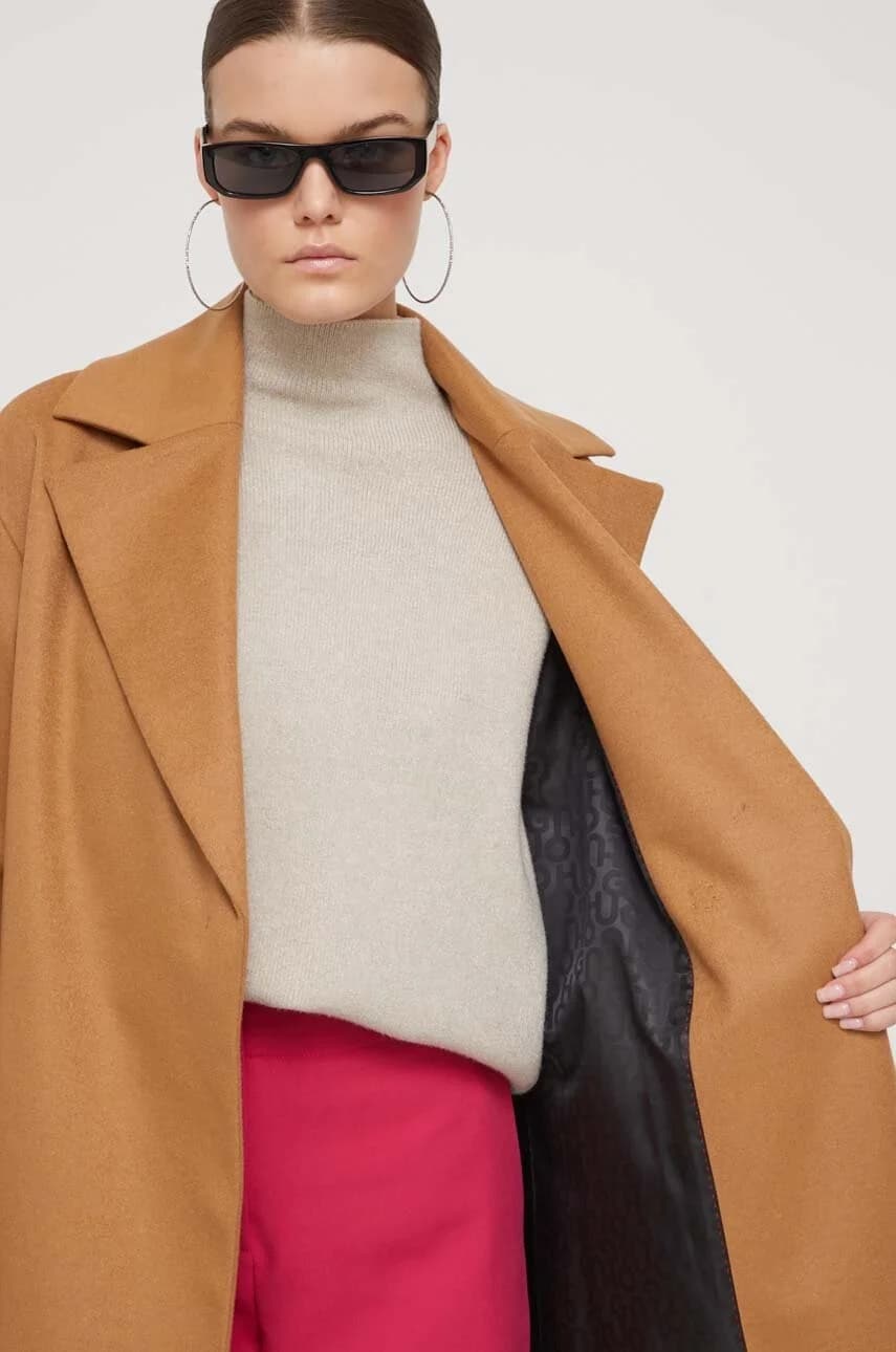 Шерстяное пальто - фото 8