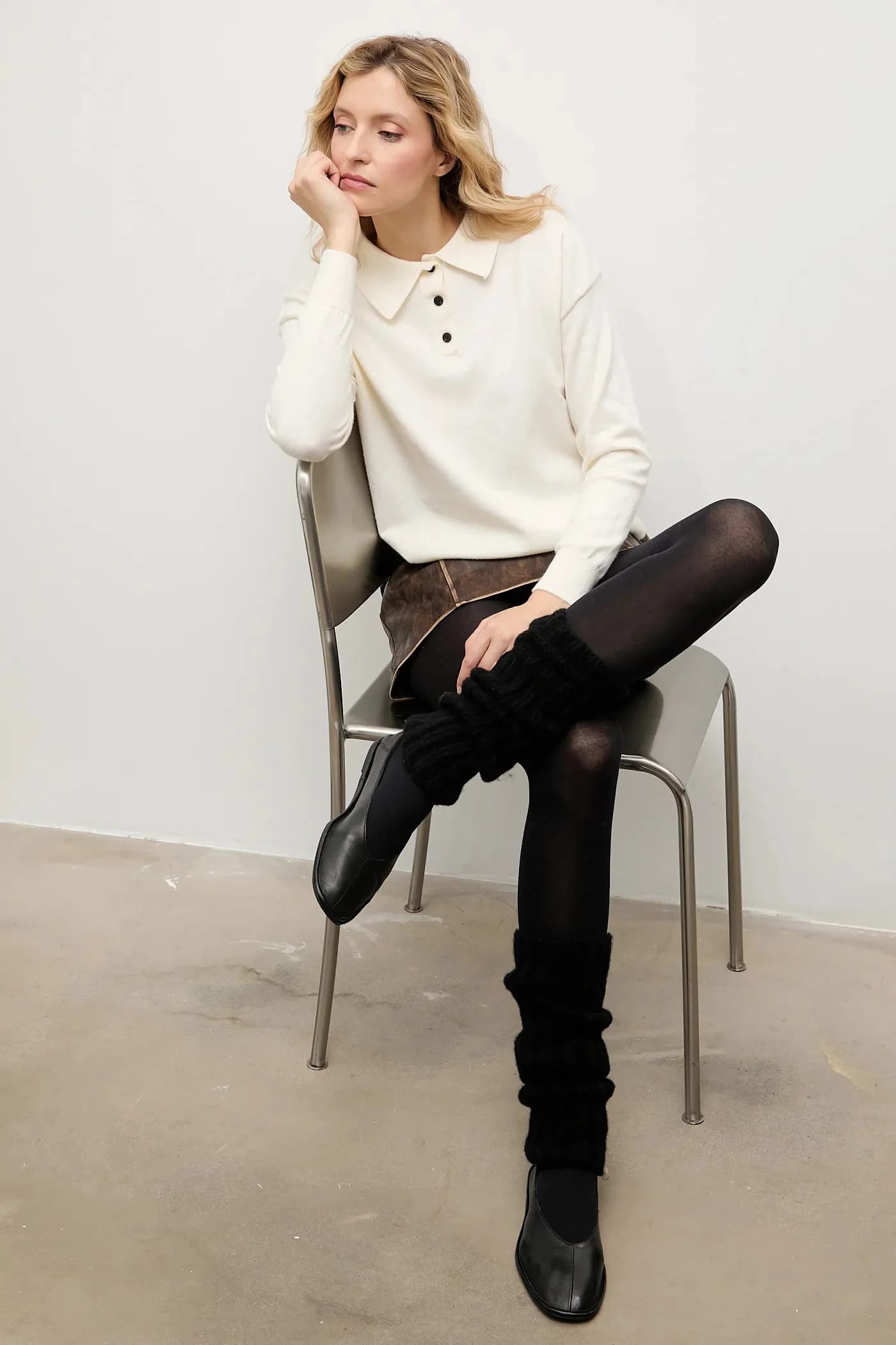 Леггинсы из мериносовой шерсти