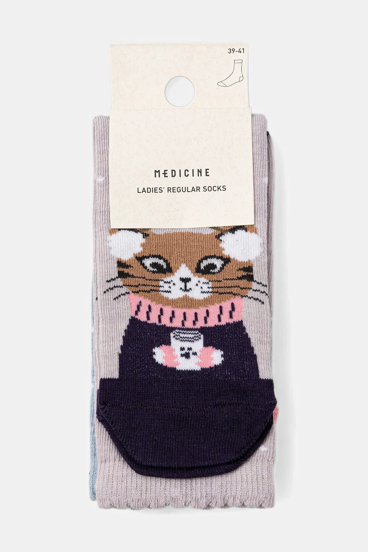 Хлопковые носки, 2 пары - фото 3