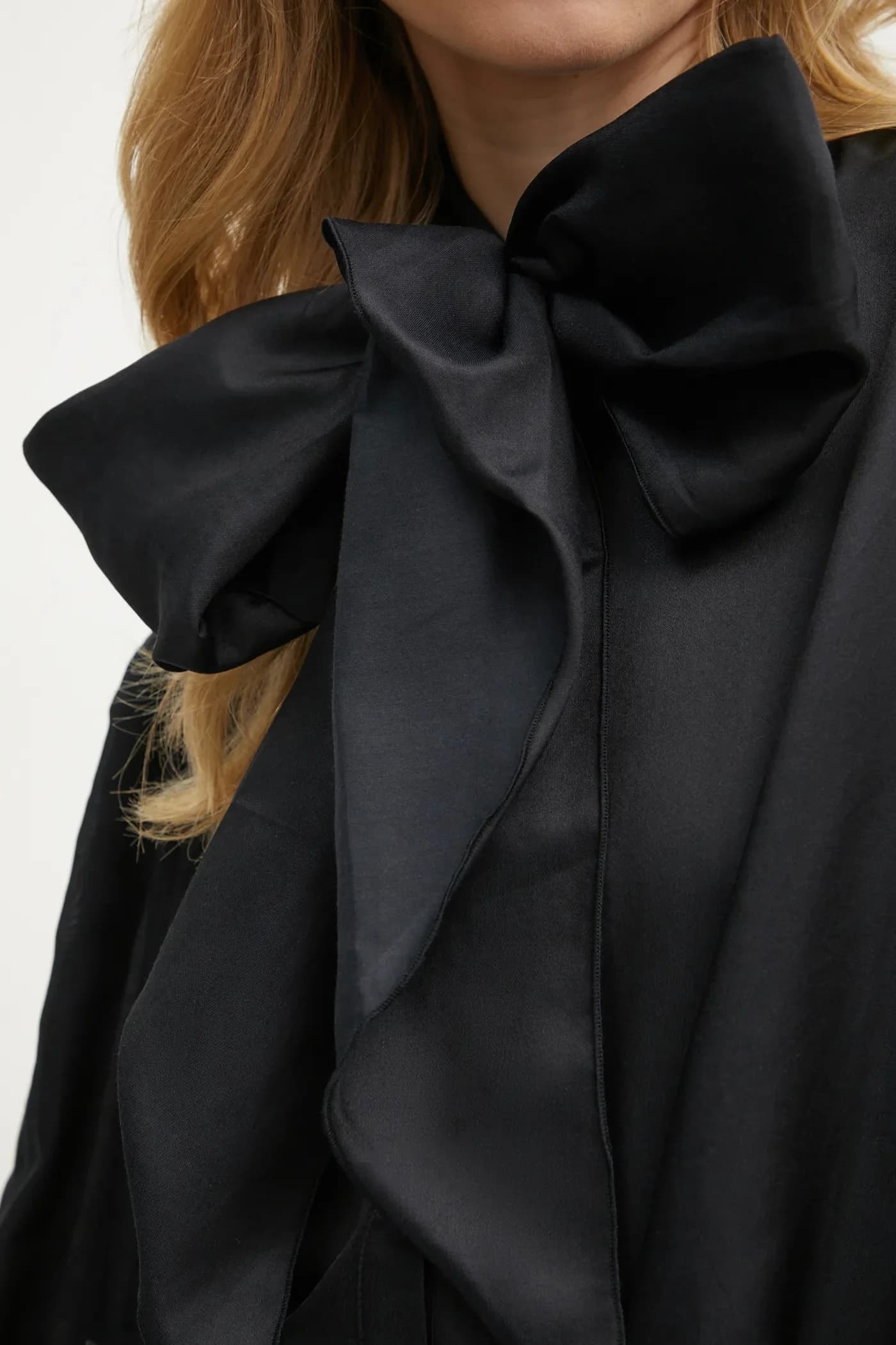 рубашка Bommie из смесового шелка - фото 6