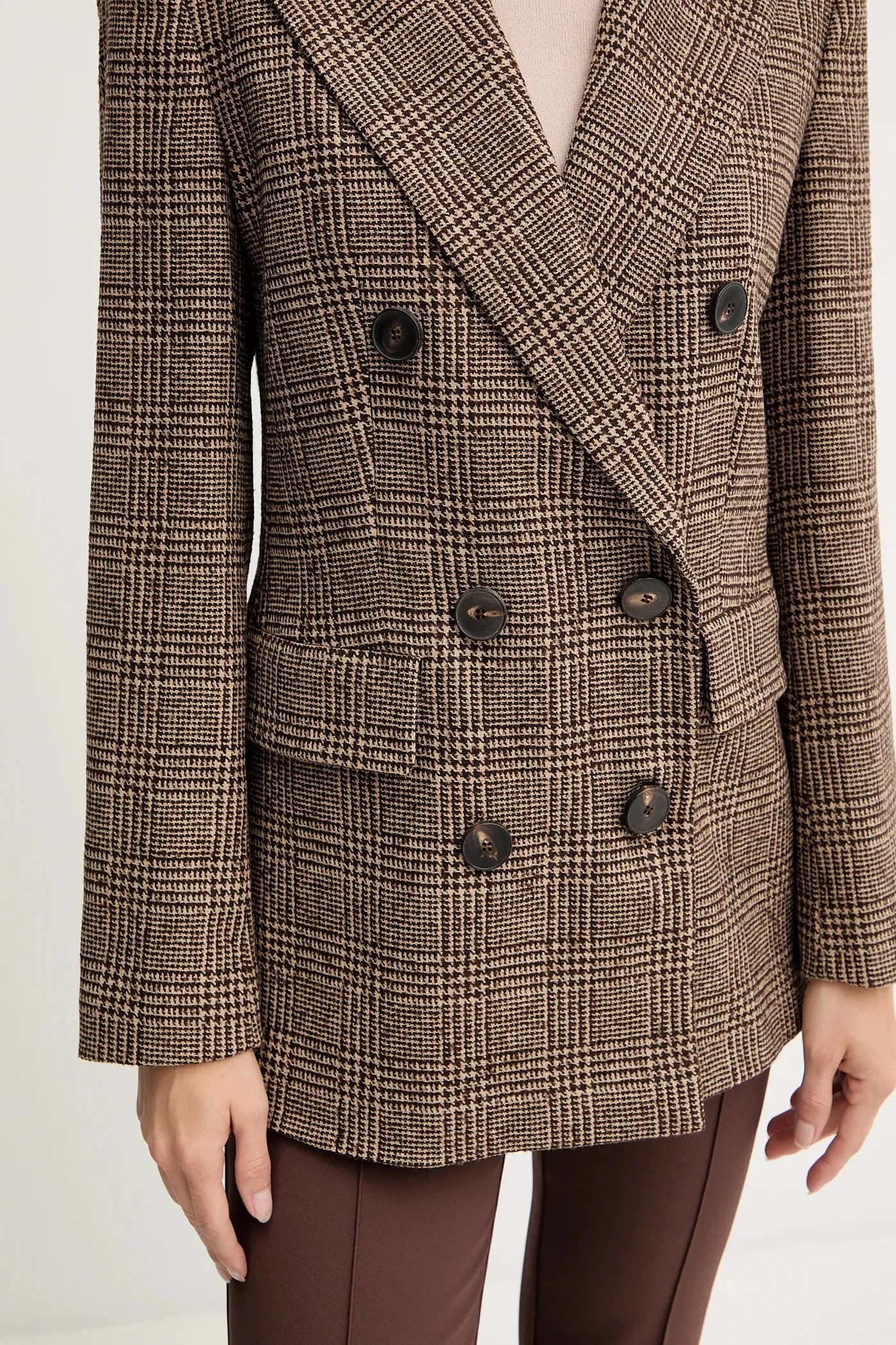 Куртка из смесовой шерсти - фото 5