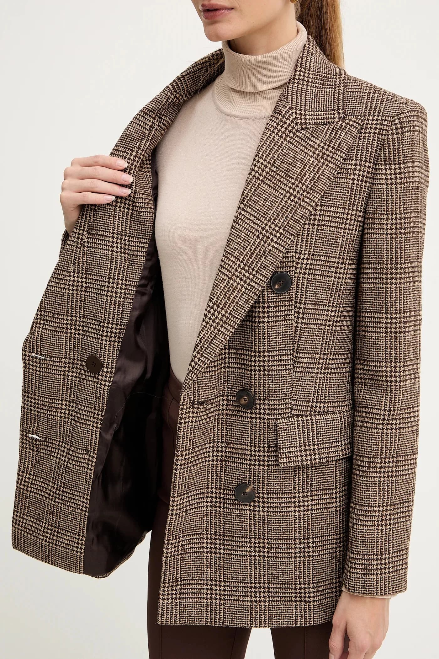 Куртка из смесовой шерсти - фото 7