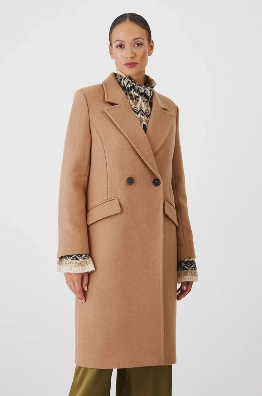 Шерстяное пальто