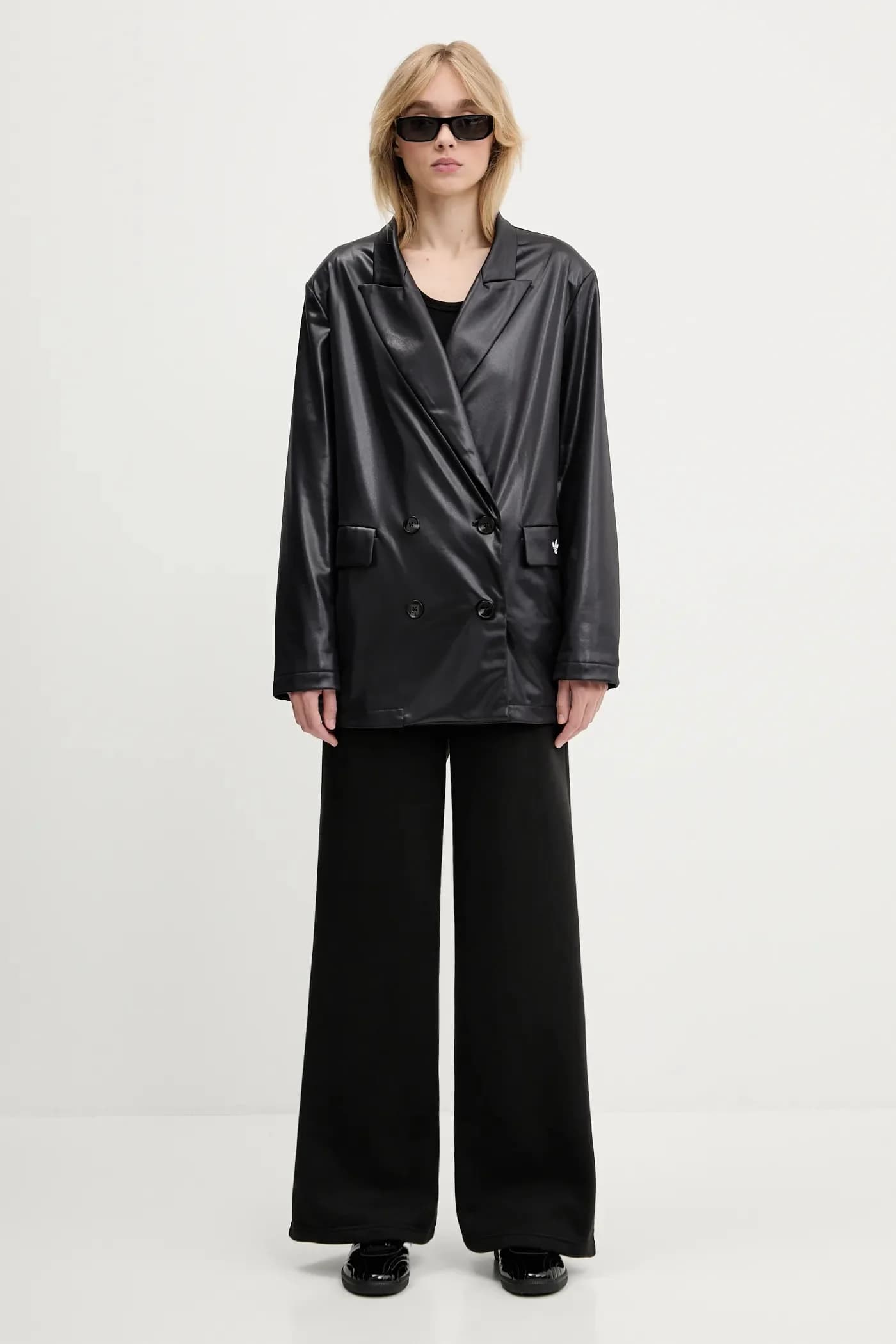 Широкие флисовые спортивные брюки Essentials - фото 5