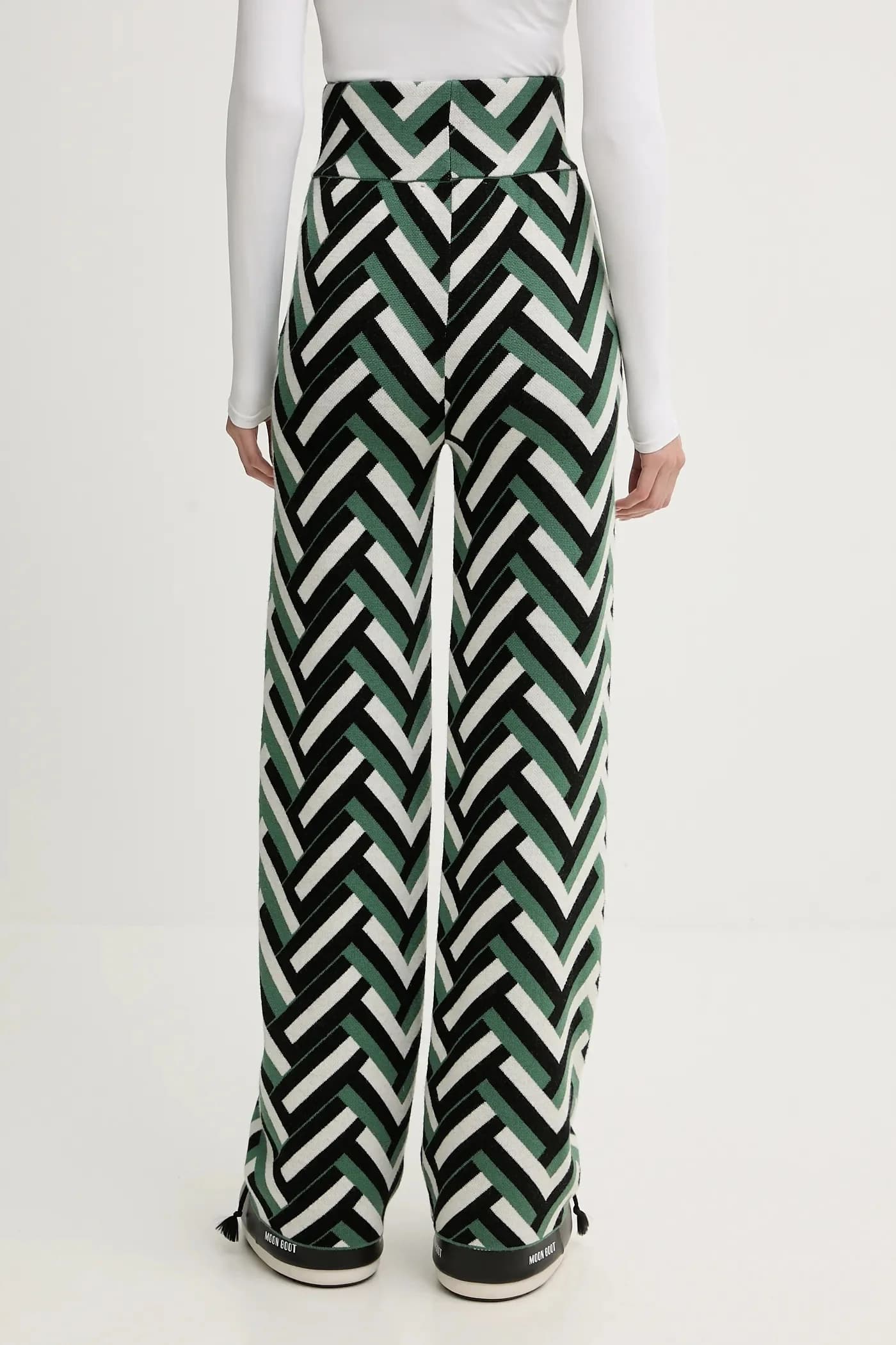 шерстяные брюки шале - фото 3