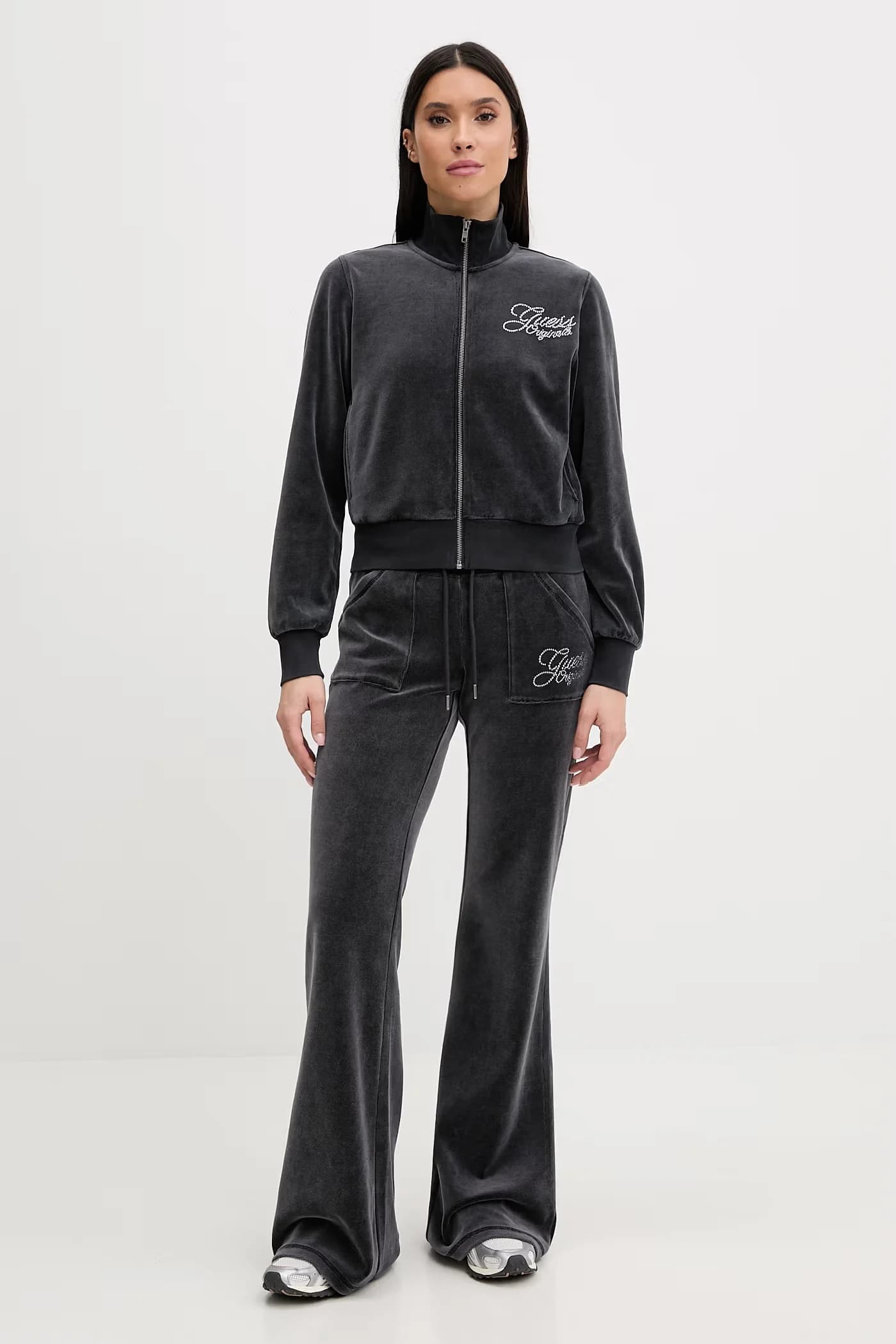 Велюровые спортивные штаны - фото 2