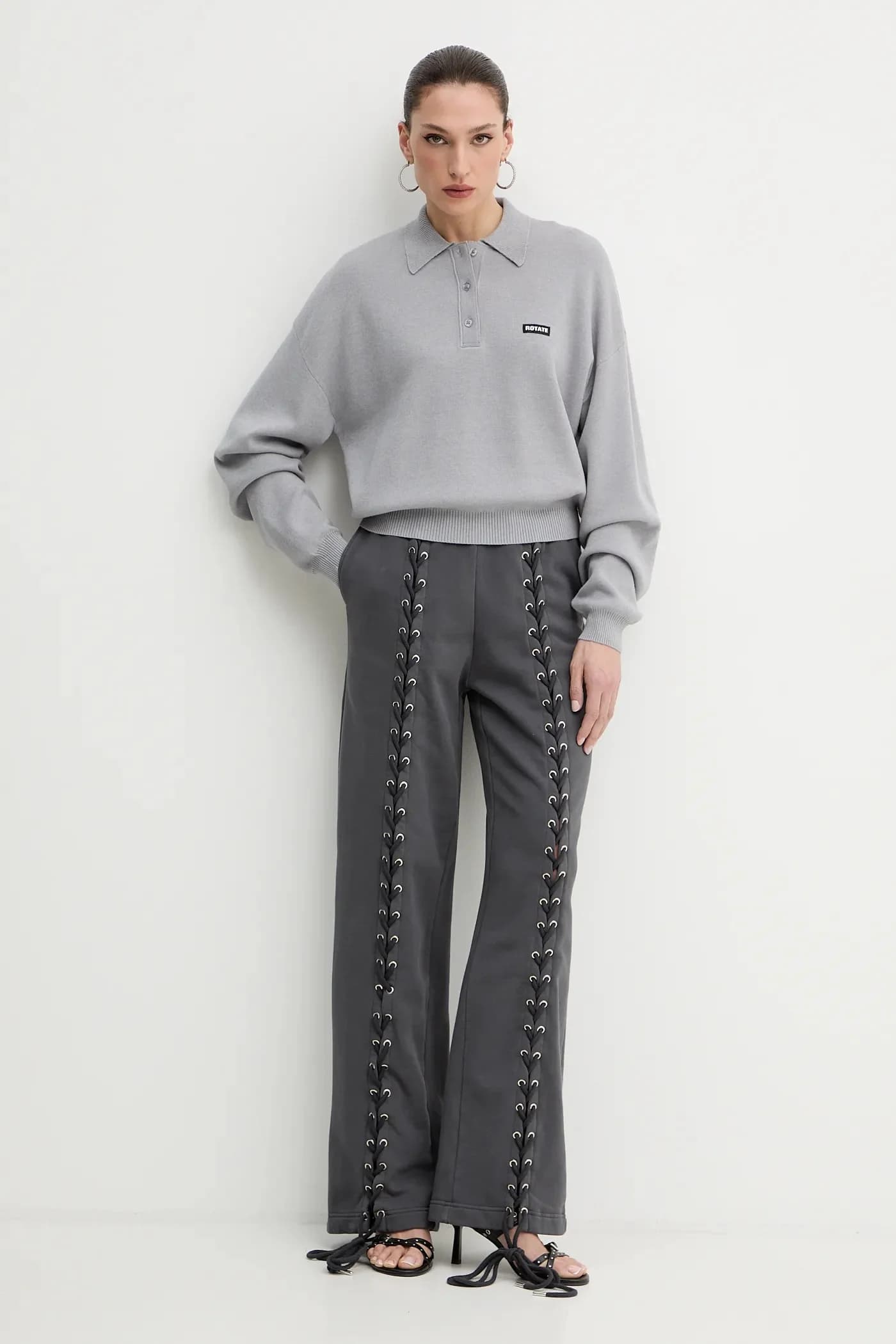 Хлопковые спортивные штаны - фото 2