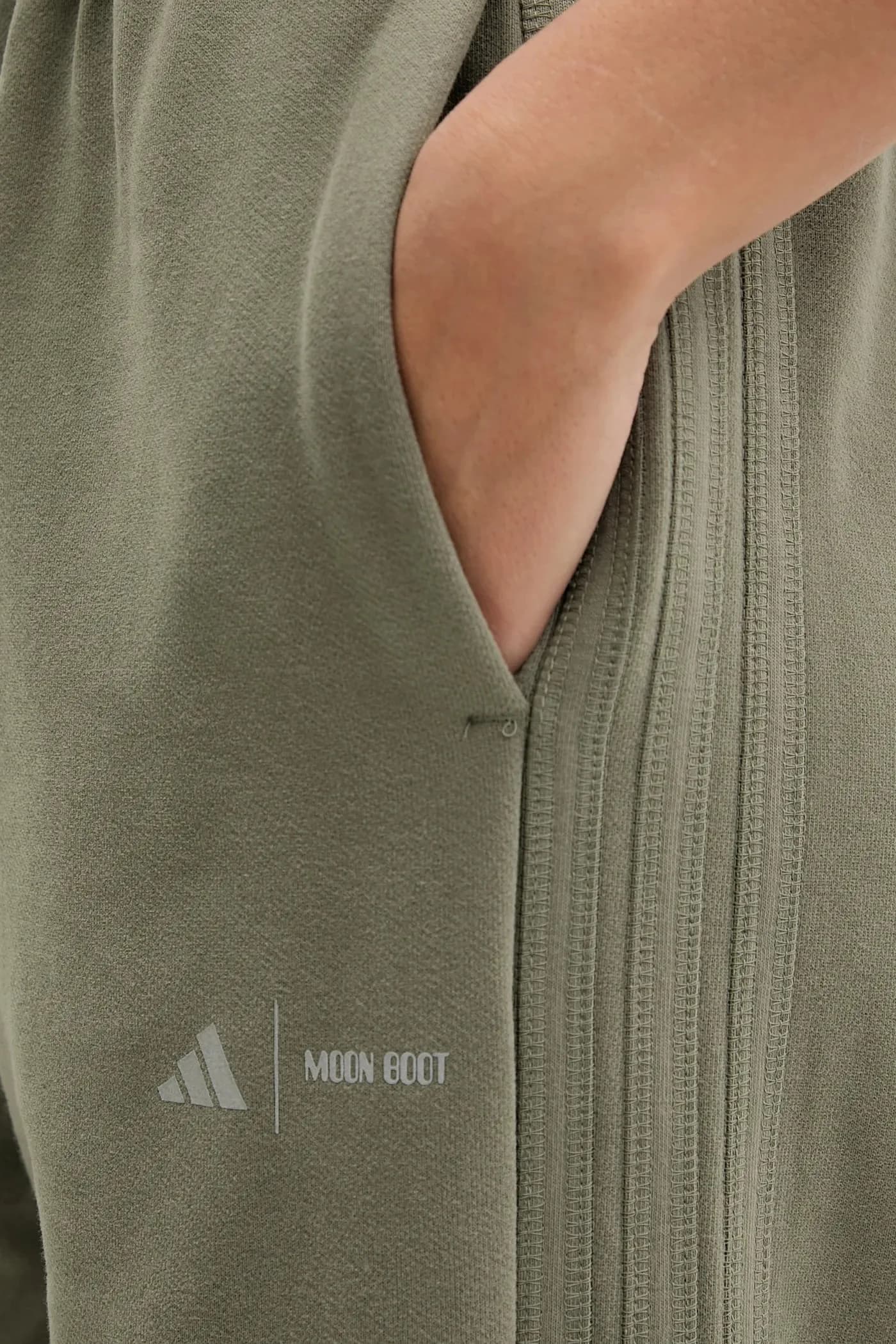 Хлопковые спортивные штаны Adidas x Moon Boot - фото 5