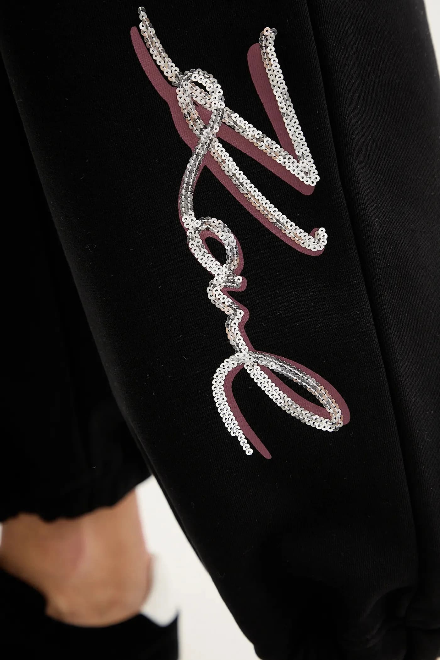 Хлопковые спортивные штаны - фото 4