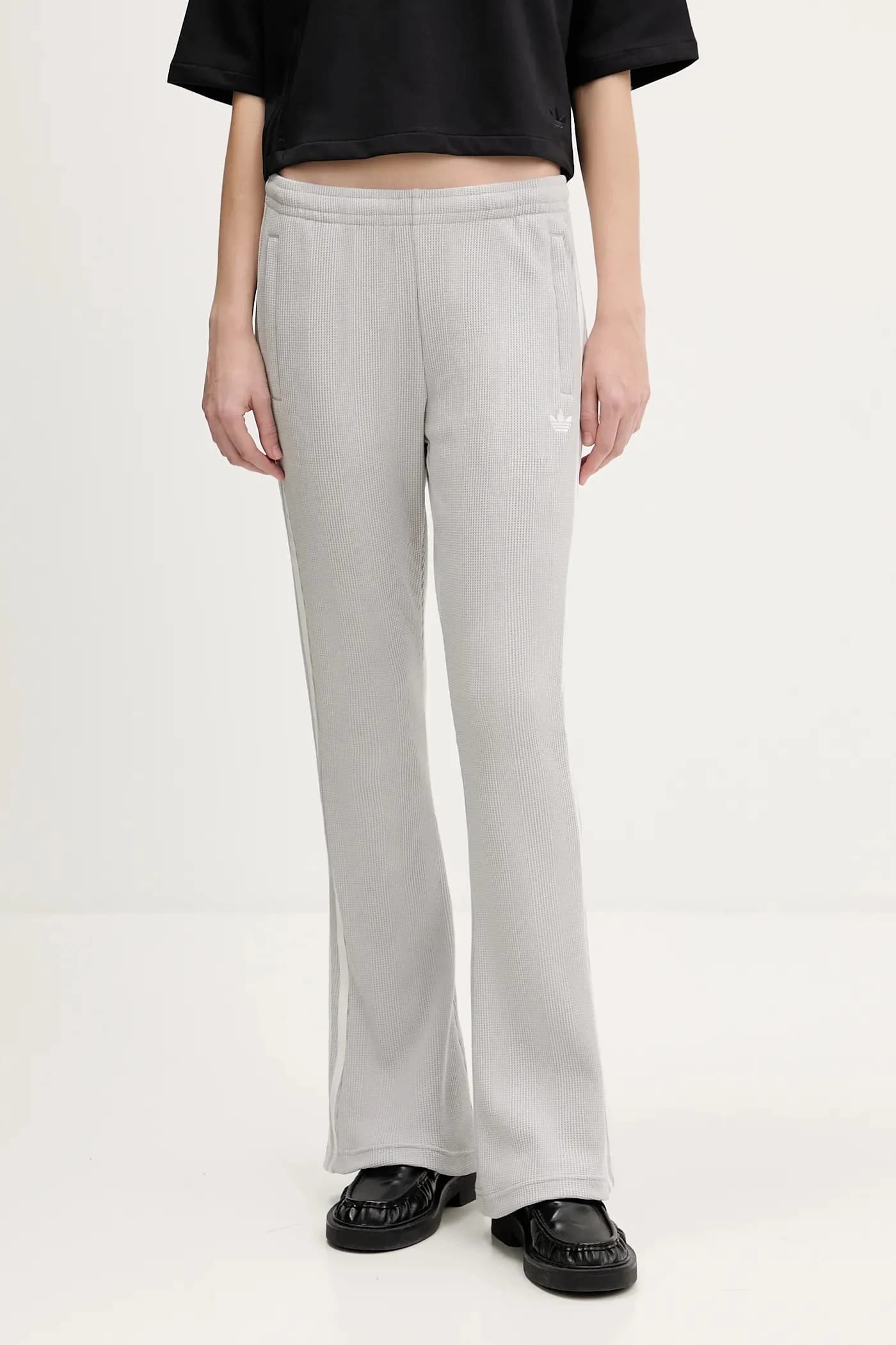 Вафельные спортивные штаны