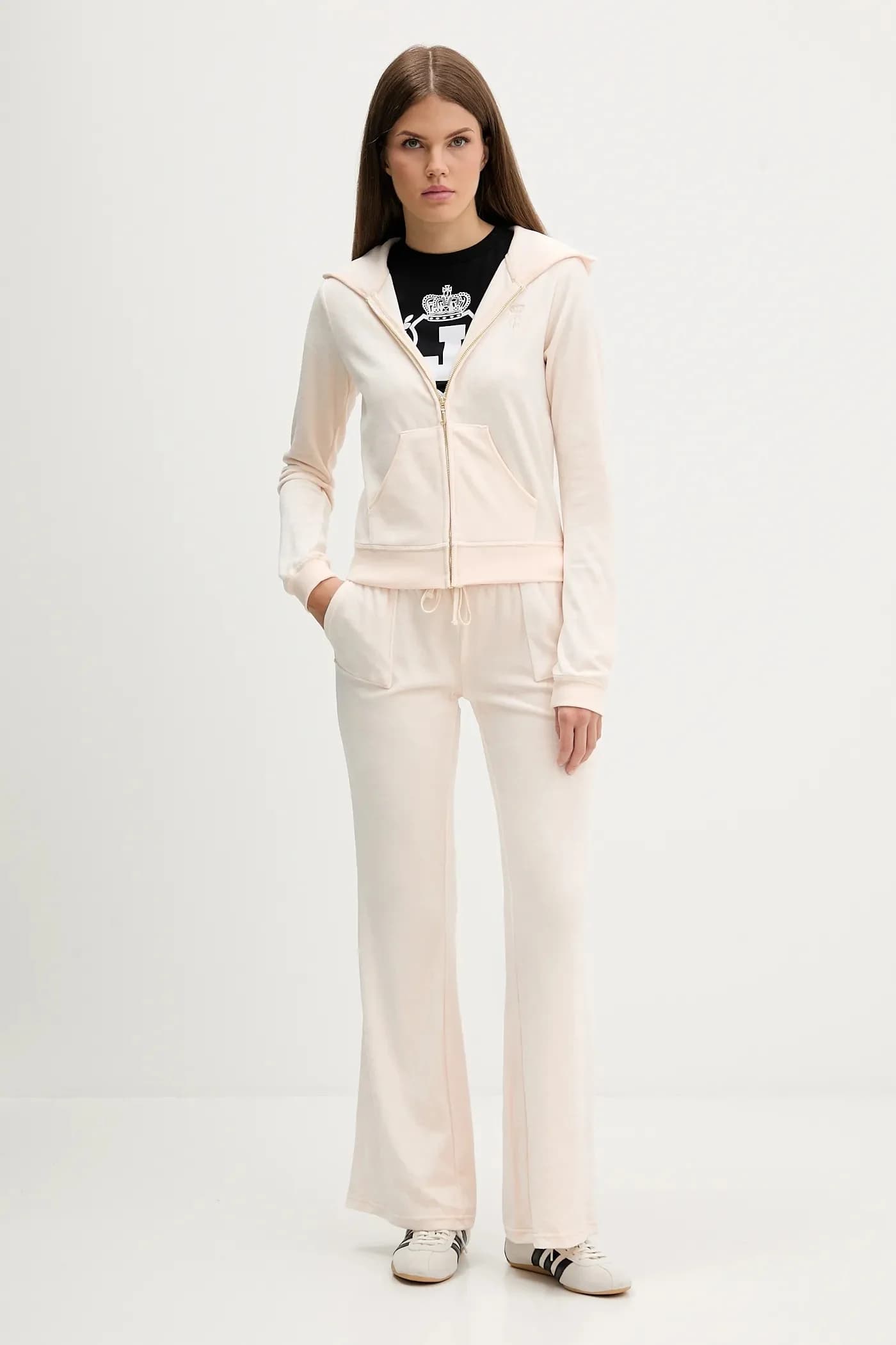 Велюровые спортивные штаны CAISA LOW RISE PANT - фото 2