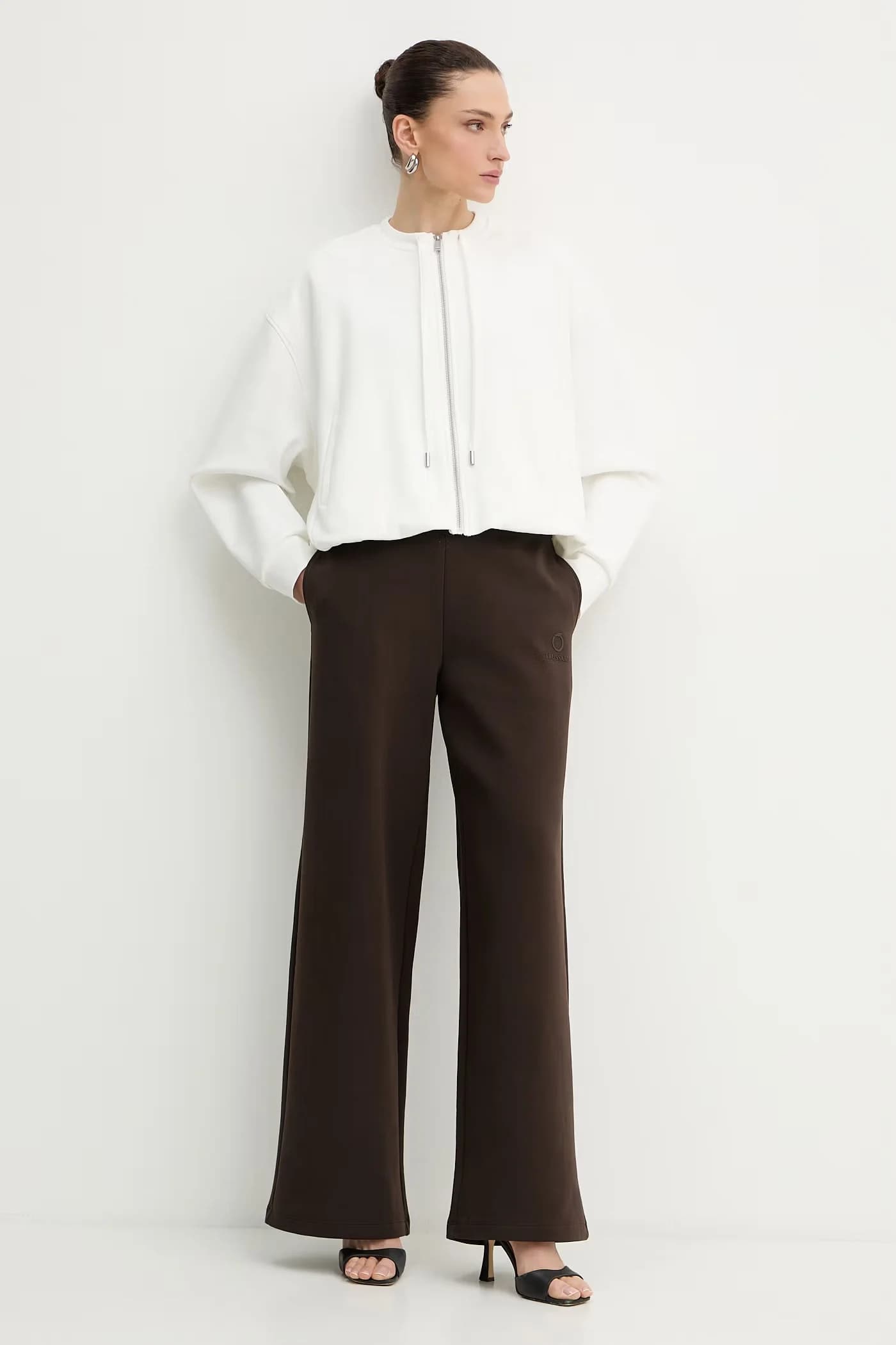 Женские хлопковые спортивные штаны - фото 2